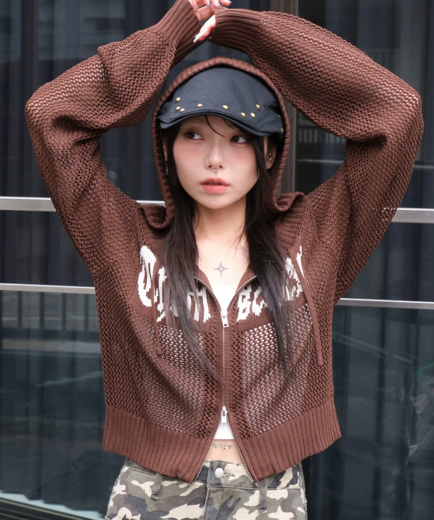 ジャガードメッシュパーカー - Image 12