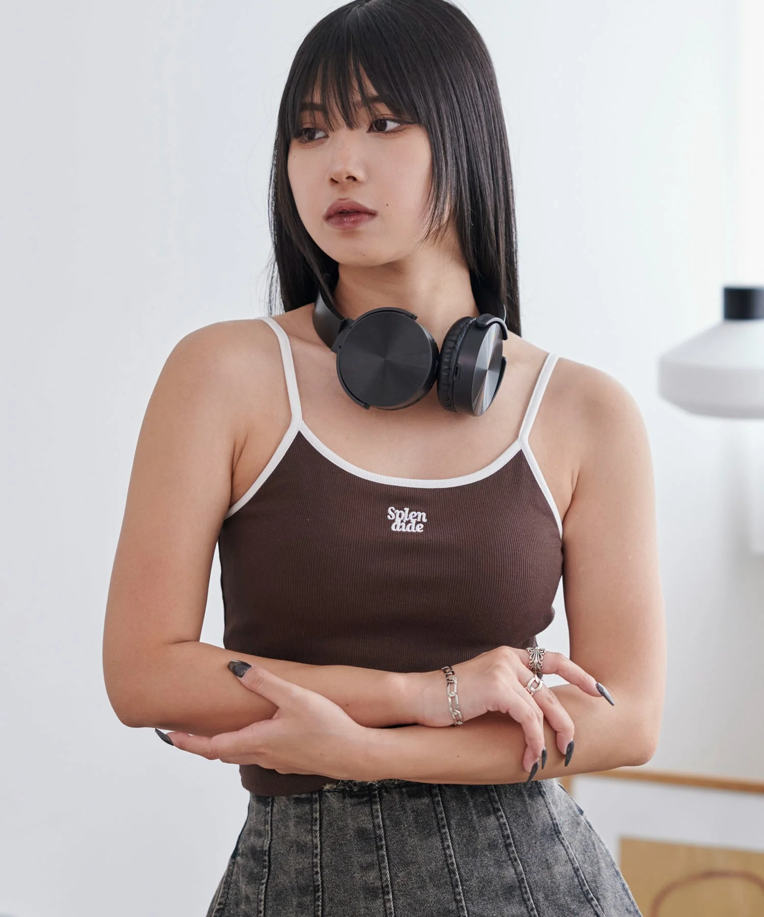 ワンポイント刺繍キャミ - Image 8