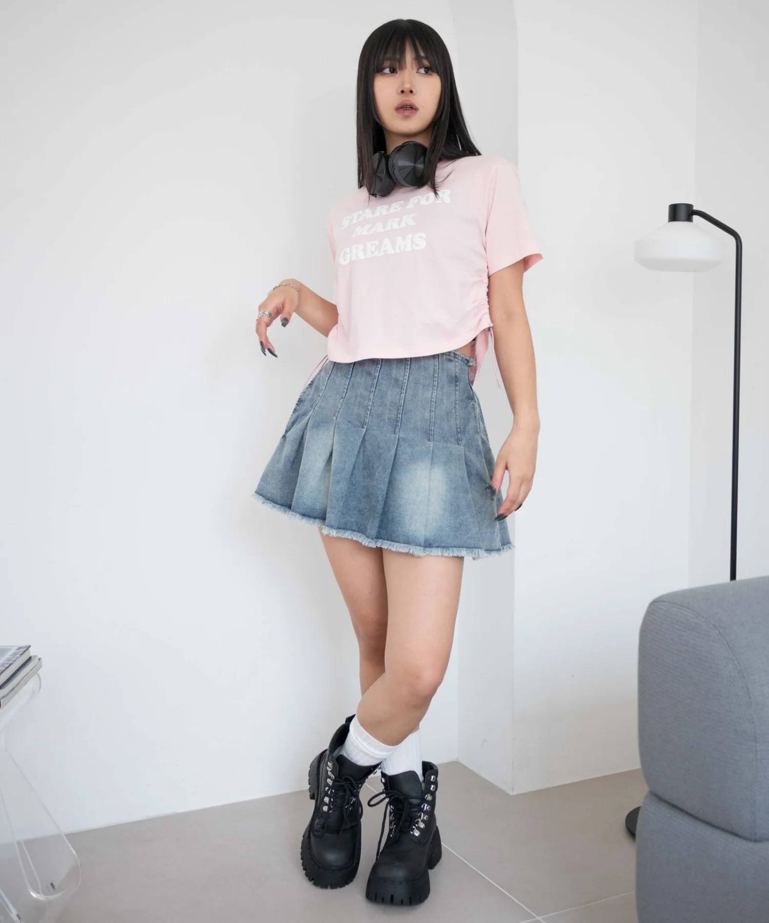 グラフィックドロストショートT - Image 13