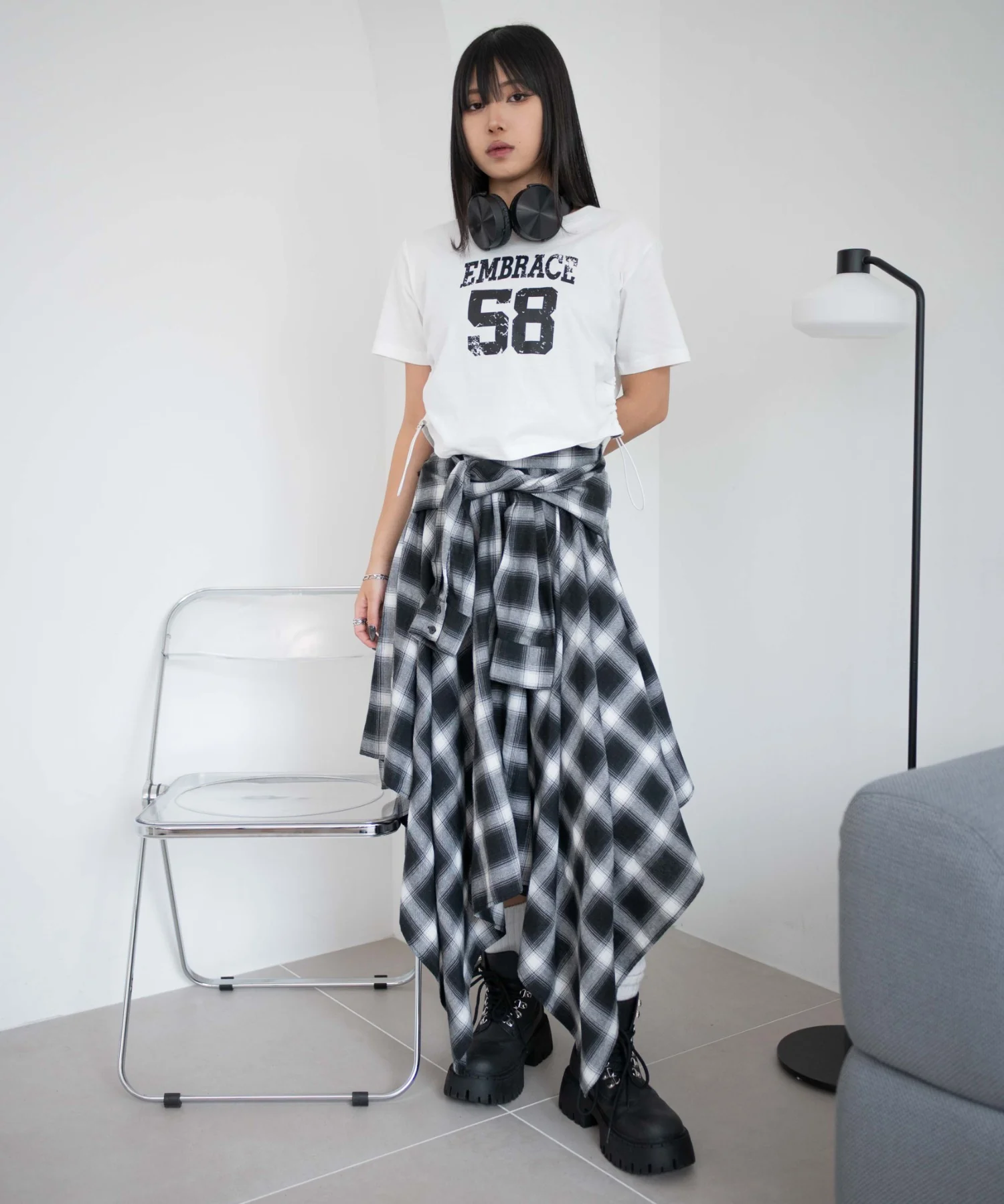 グラフィックドロストショートT - Image 15