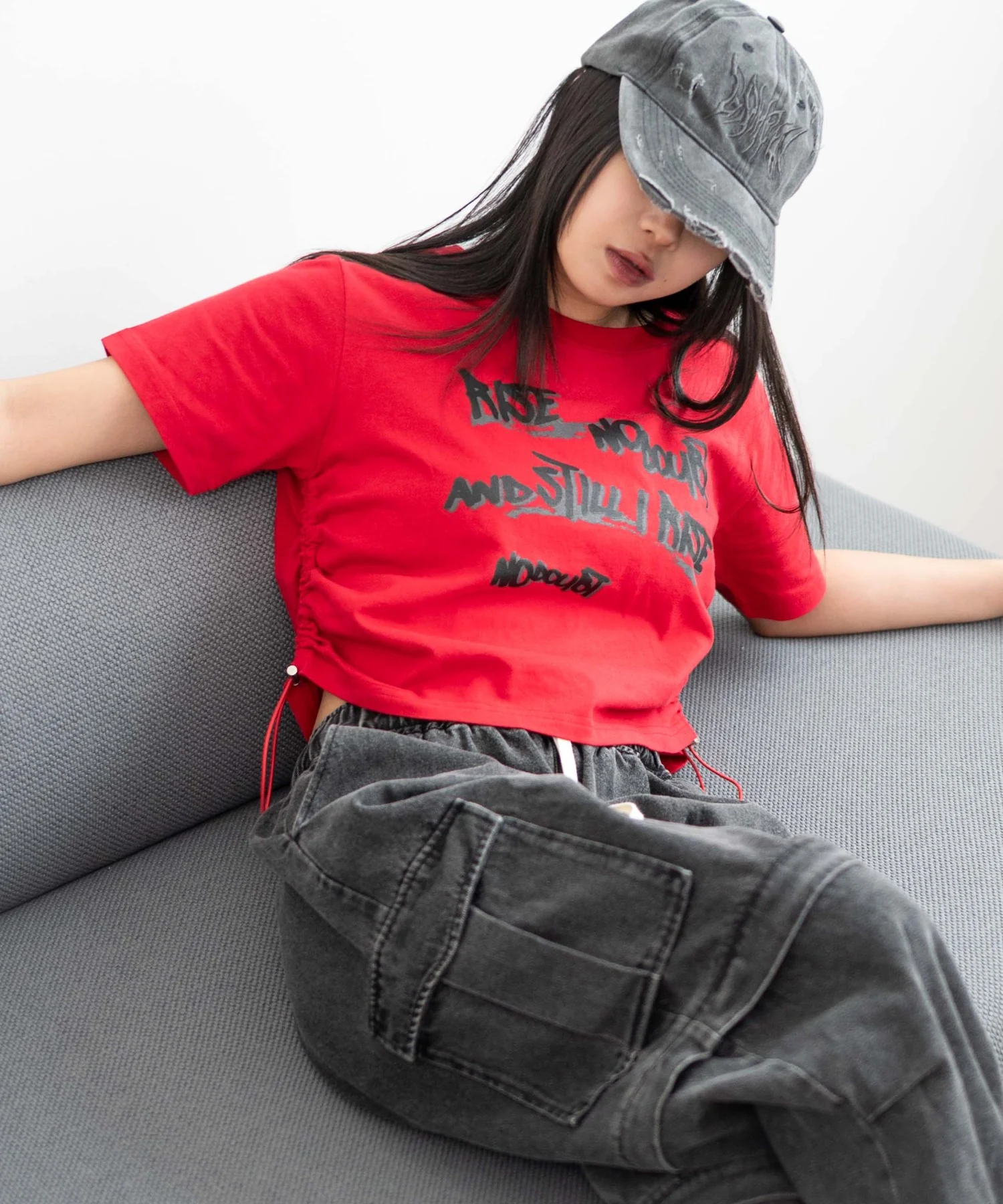 グラフィックドロストショートT - Image 3