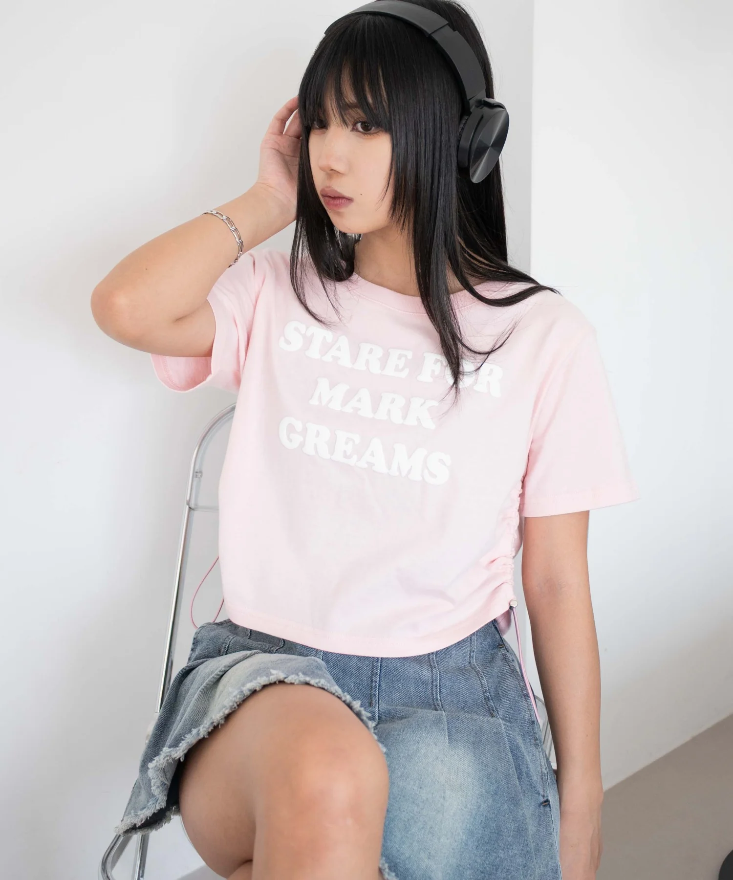 グラフィックドロストショートT - Image 5