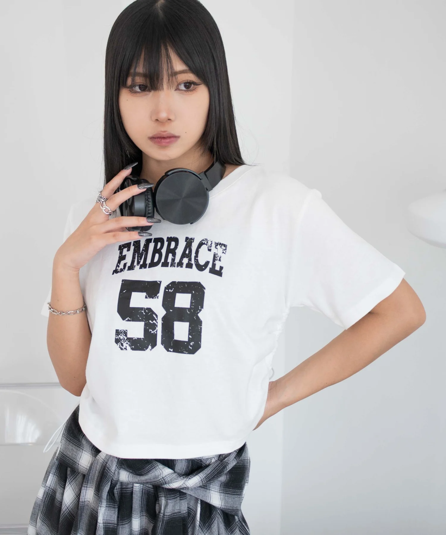 グラフィックドロストショートT - Image 7