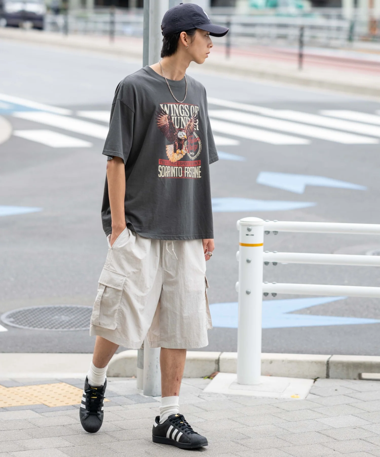 ナイロンイージーバギーカーゴショーツ - Image 5