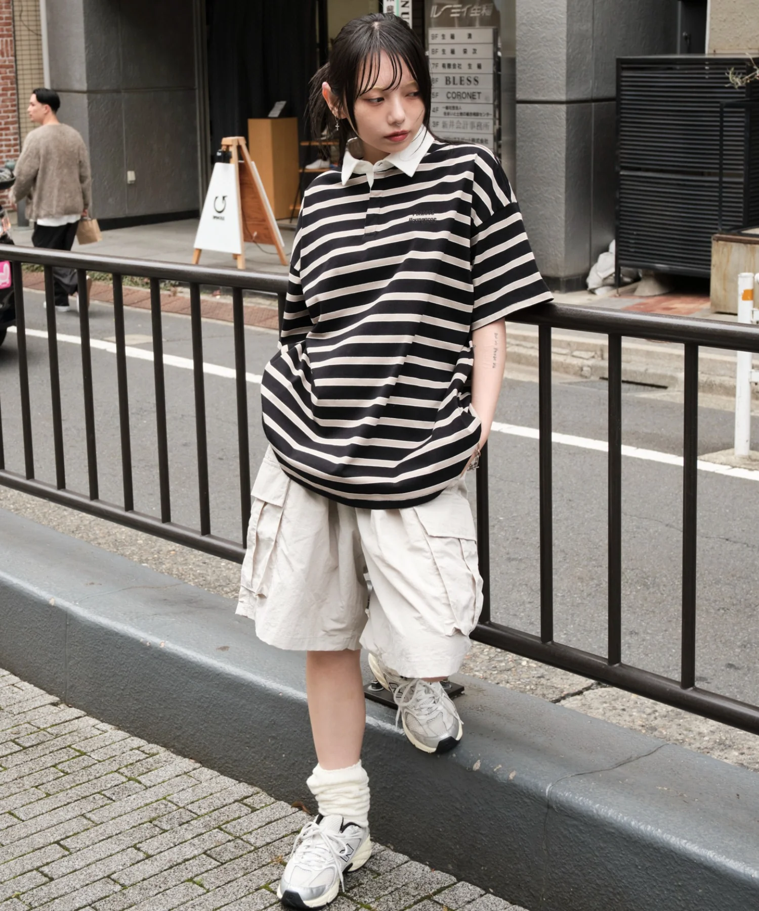ナイロンイージーバギーカーゴショーツ - Image 6