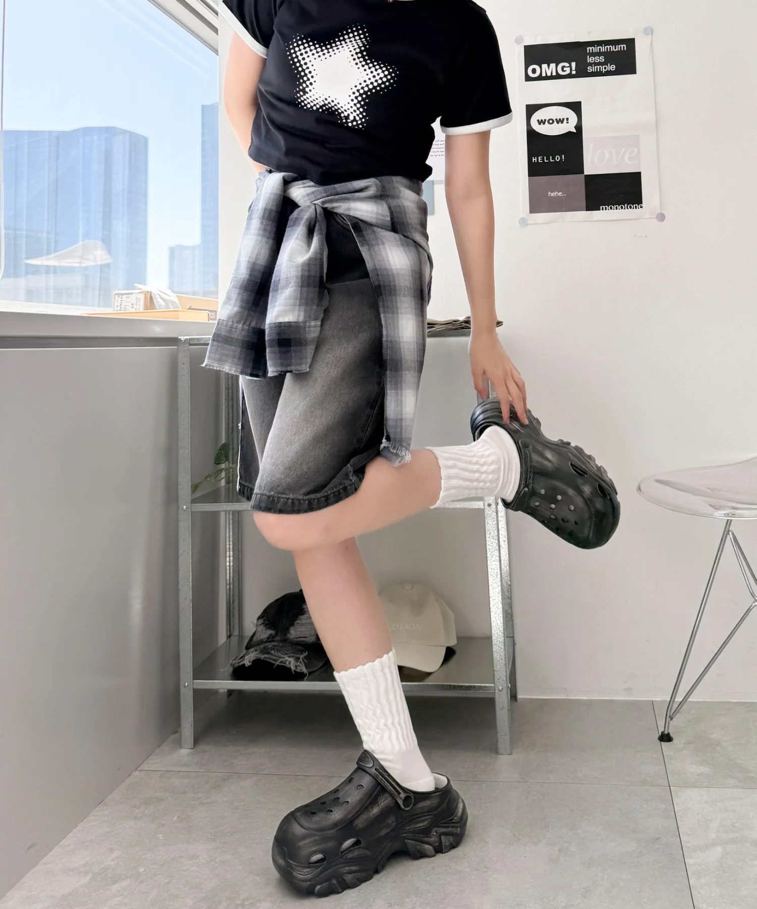 厚底グランジラバーサンダル - Image 3