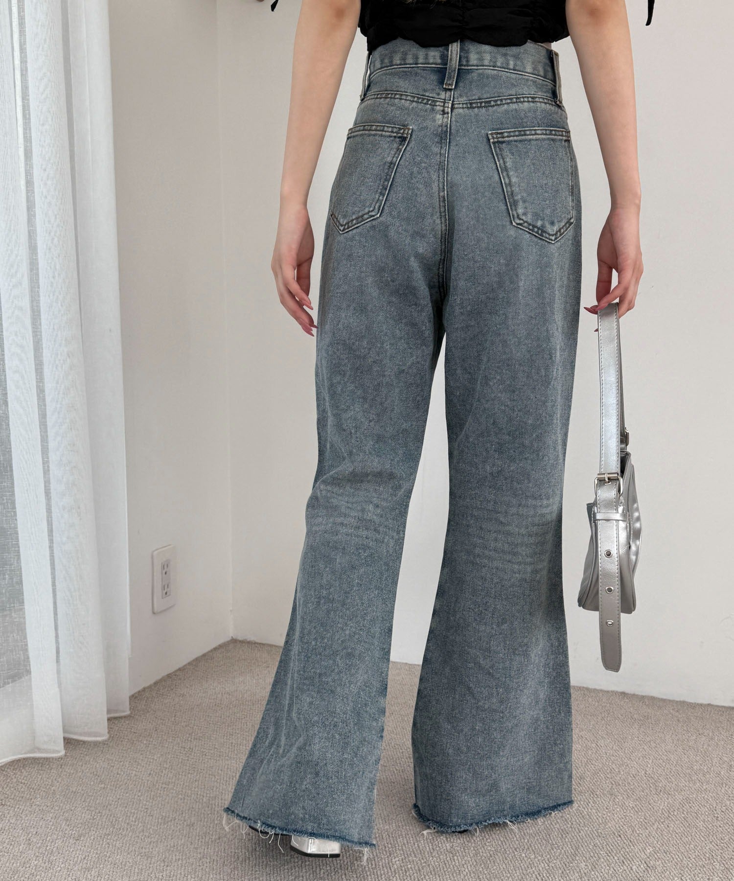 ダメージフレアデニムパンツ - Image 14