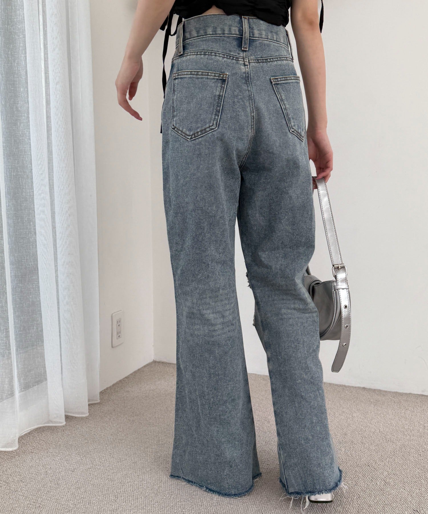 ダメージフレアデニムパンツ - Image 15