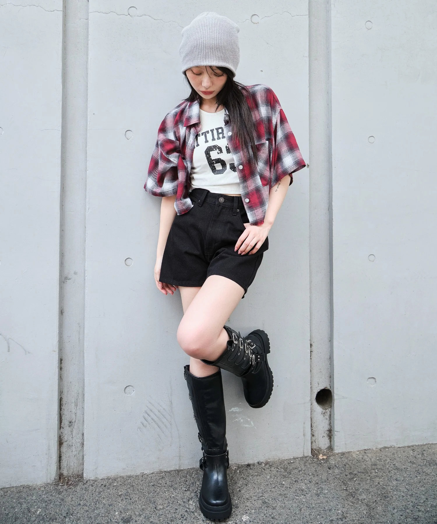 ショートチェックシャツ（S） - Image 13