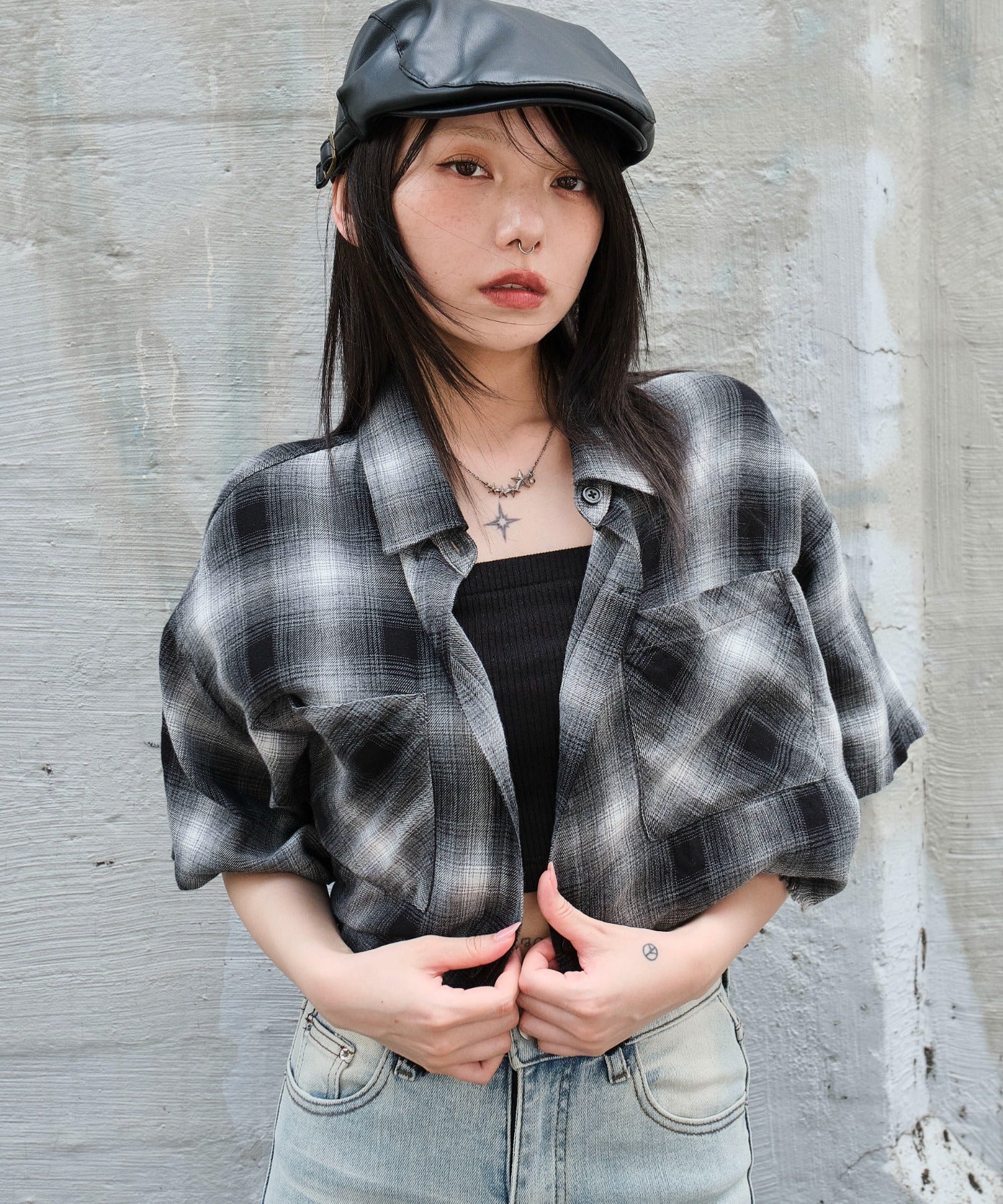 ショートチェックシャツ（S） - Image 18