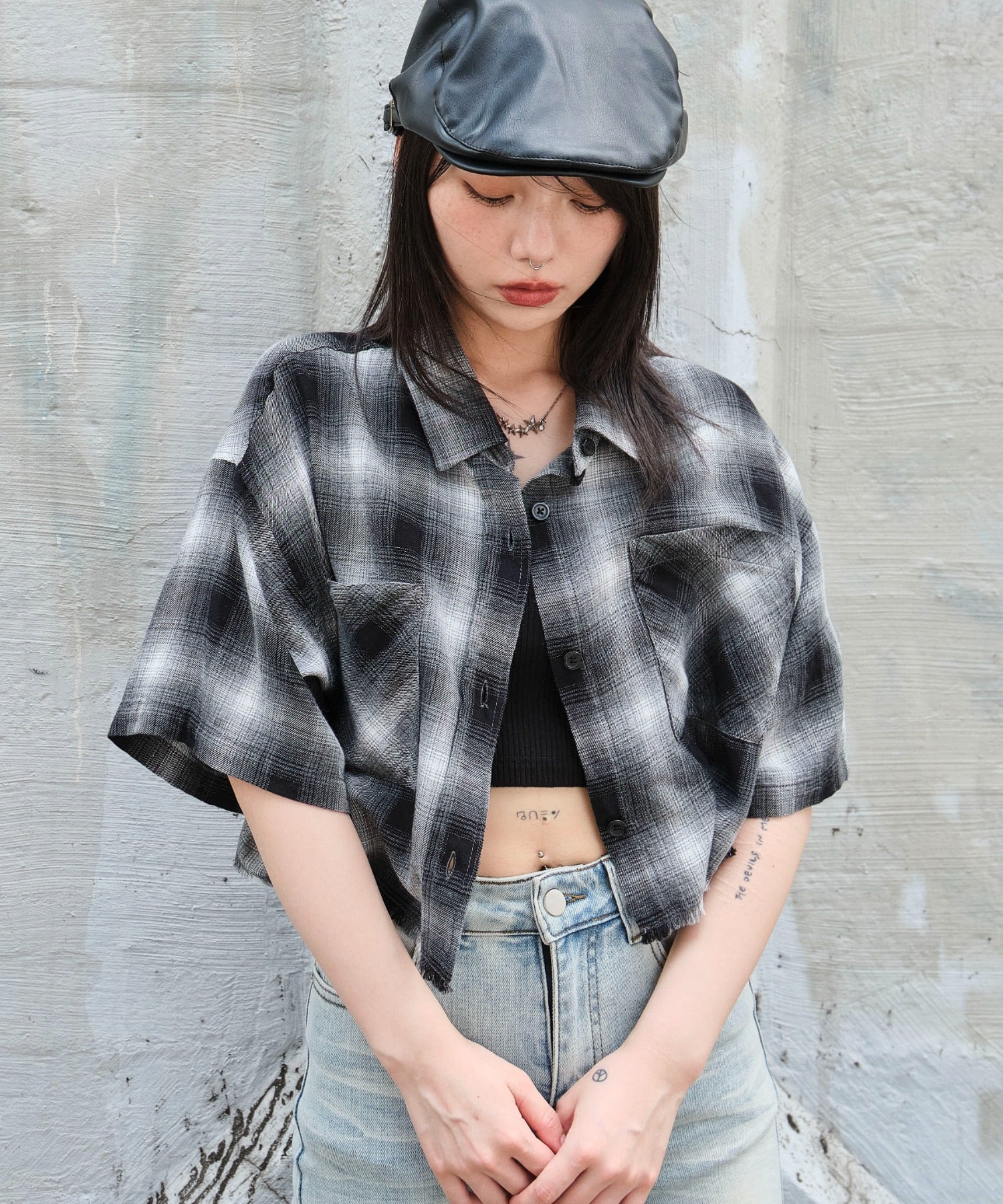 ショートチェックシャツ（S） - Image 19
