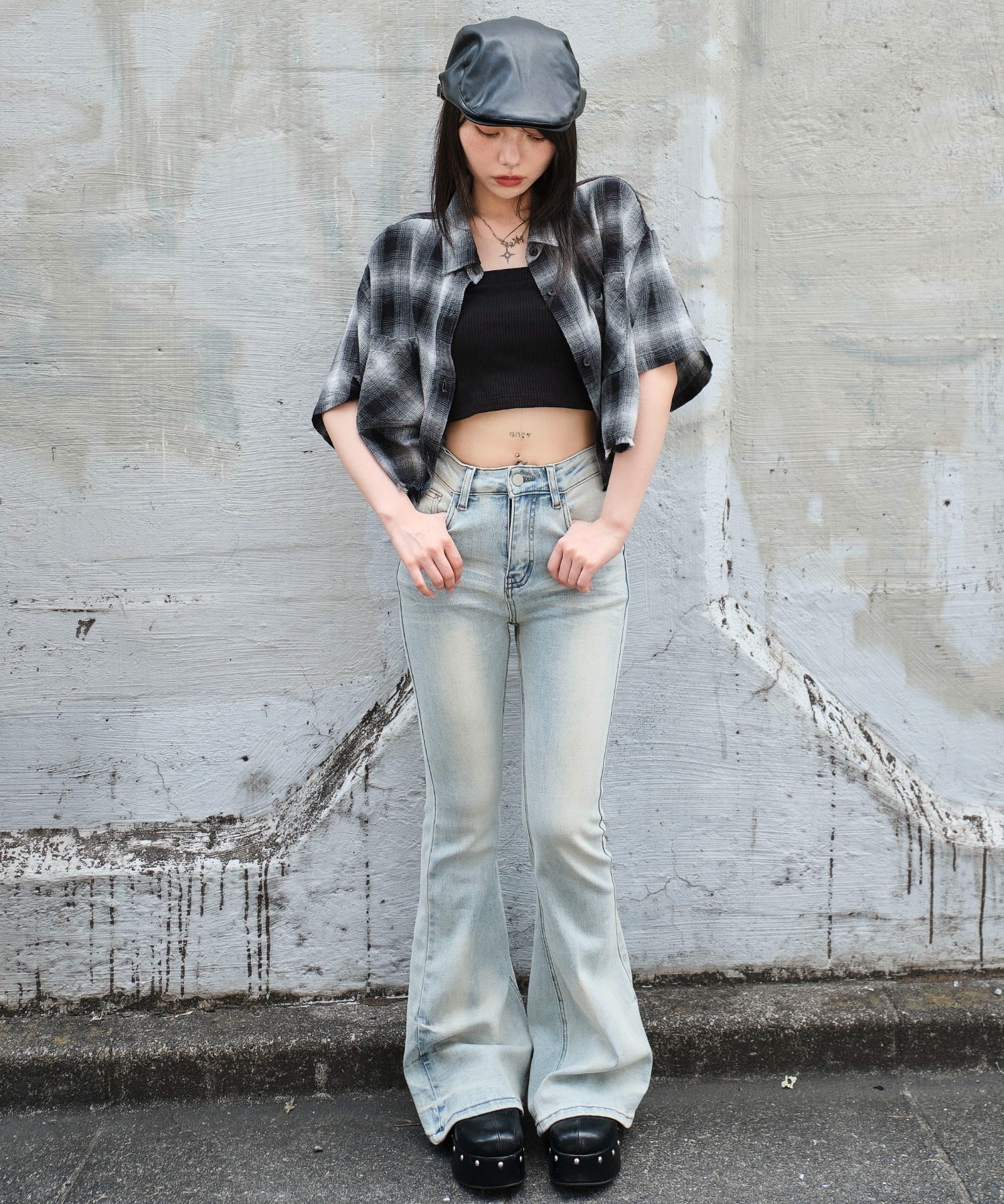 ショートチェックシャツ（S） - Image 6