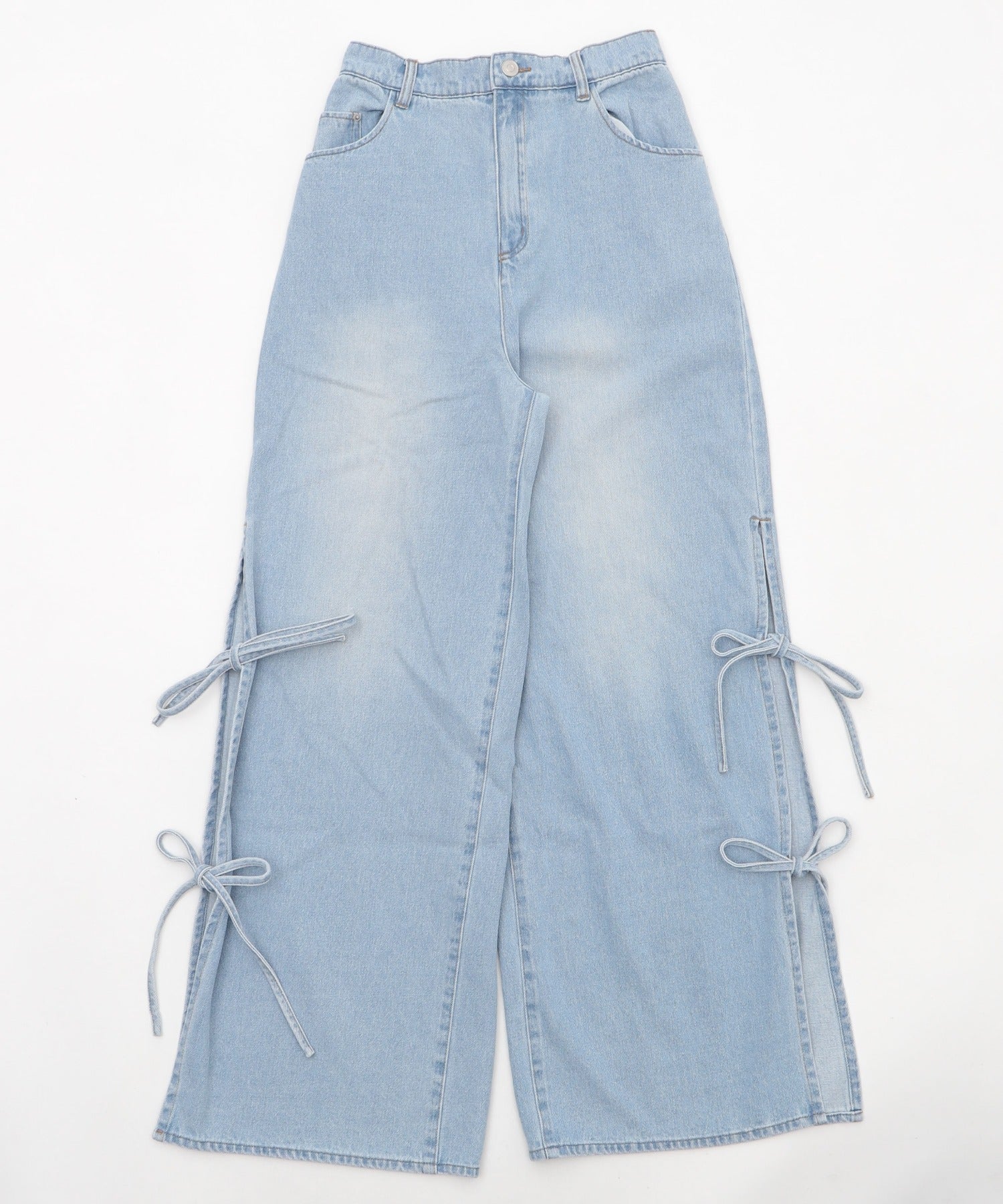 サマーデニムサイドリボンパンツ - Image 15