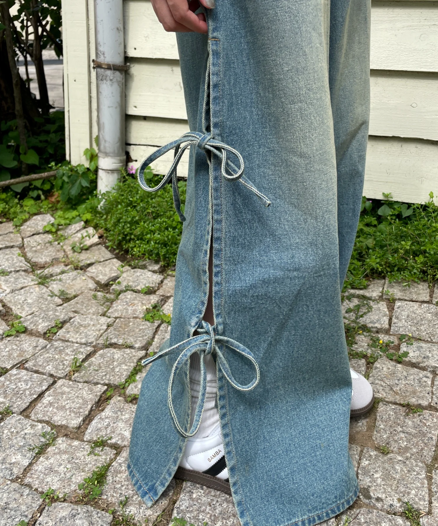 サマーデニムサイドリボンパンツ - Image 5
