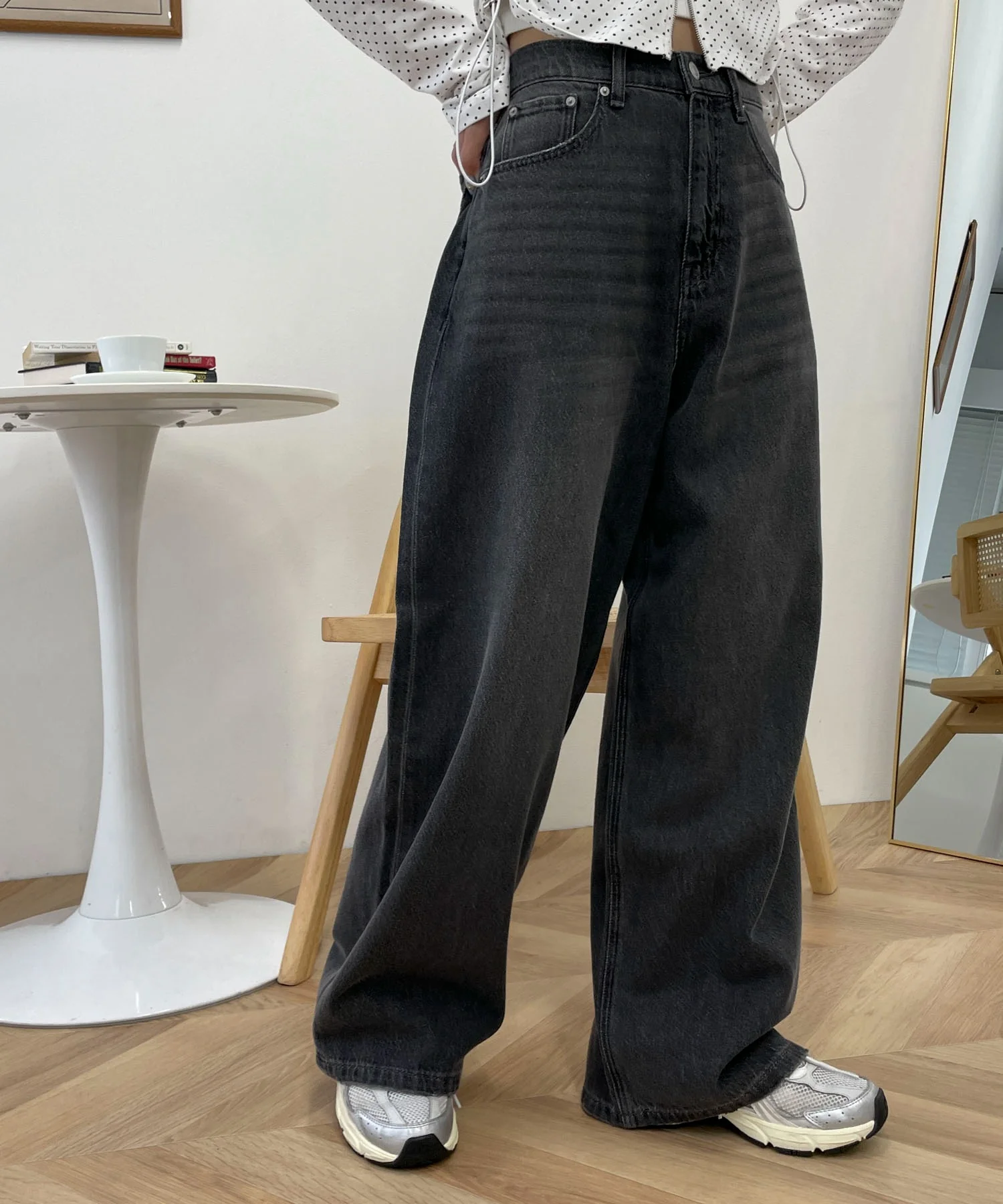 サマーデニムルーズワイドパンツ - Image 2