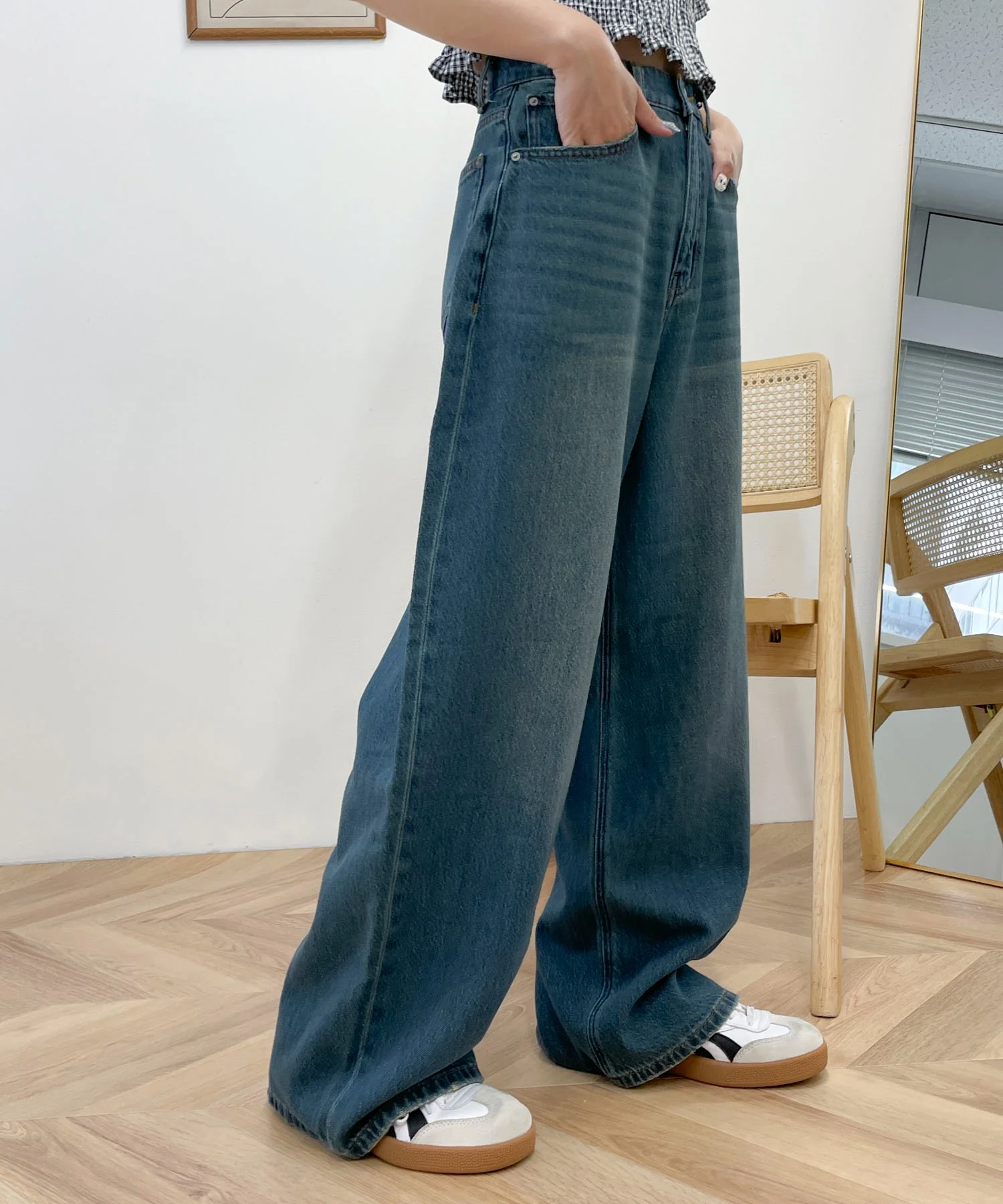 サマーデニムルーズワイドパンツ - Image 20
