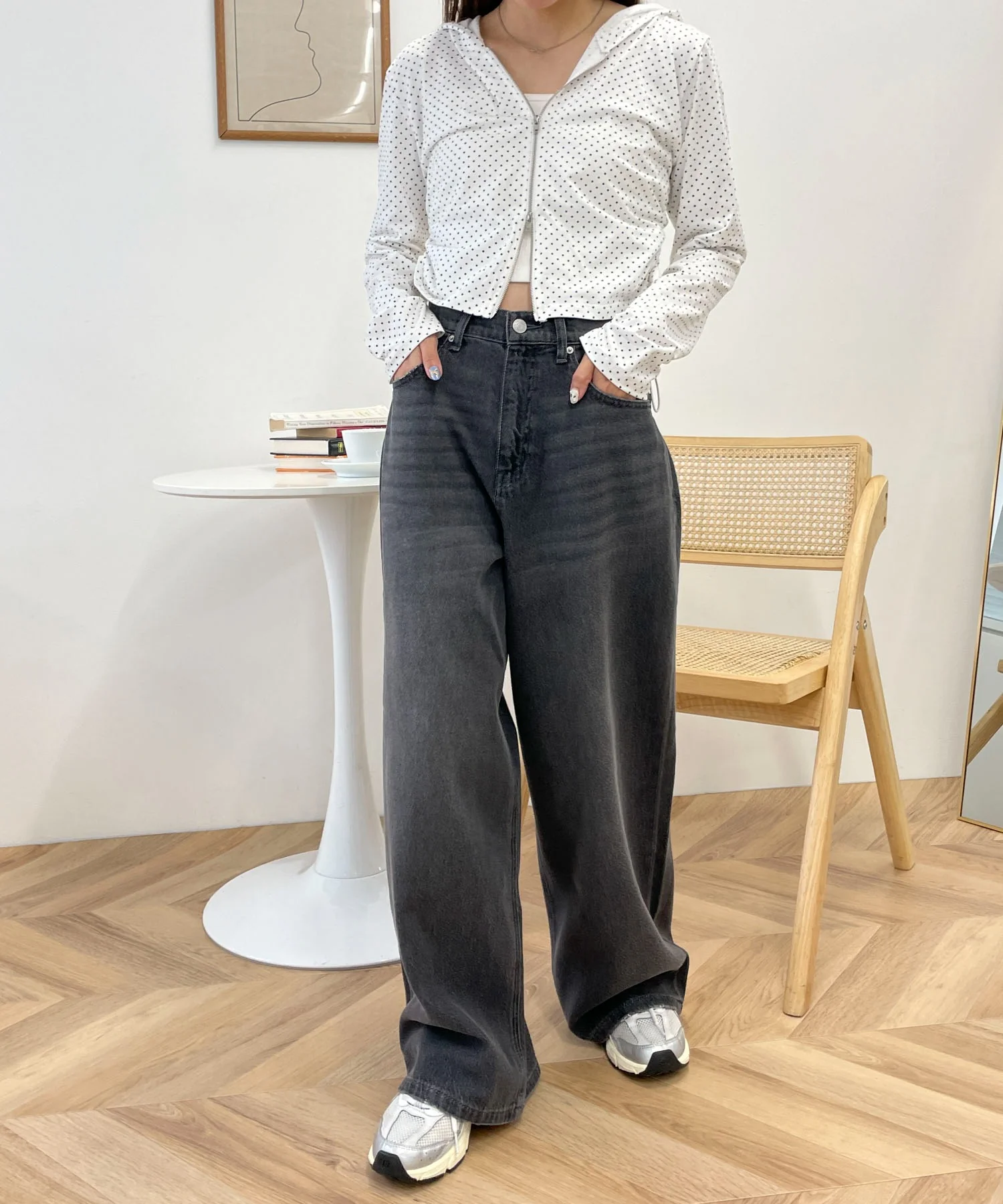 サマーデニムルーズワイドパンツ - Image 5