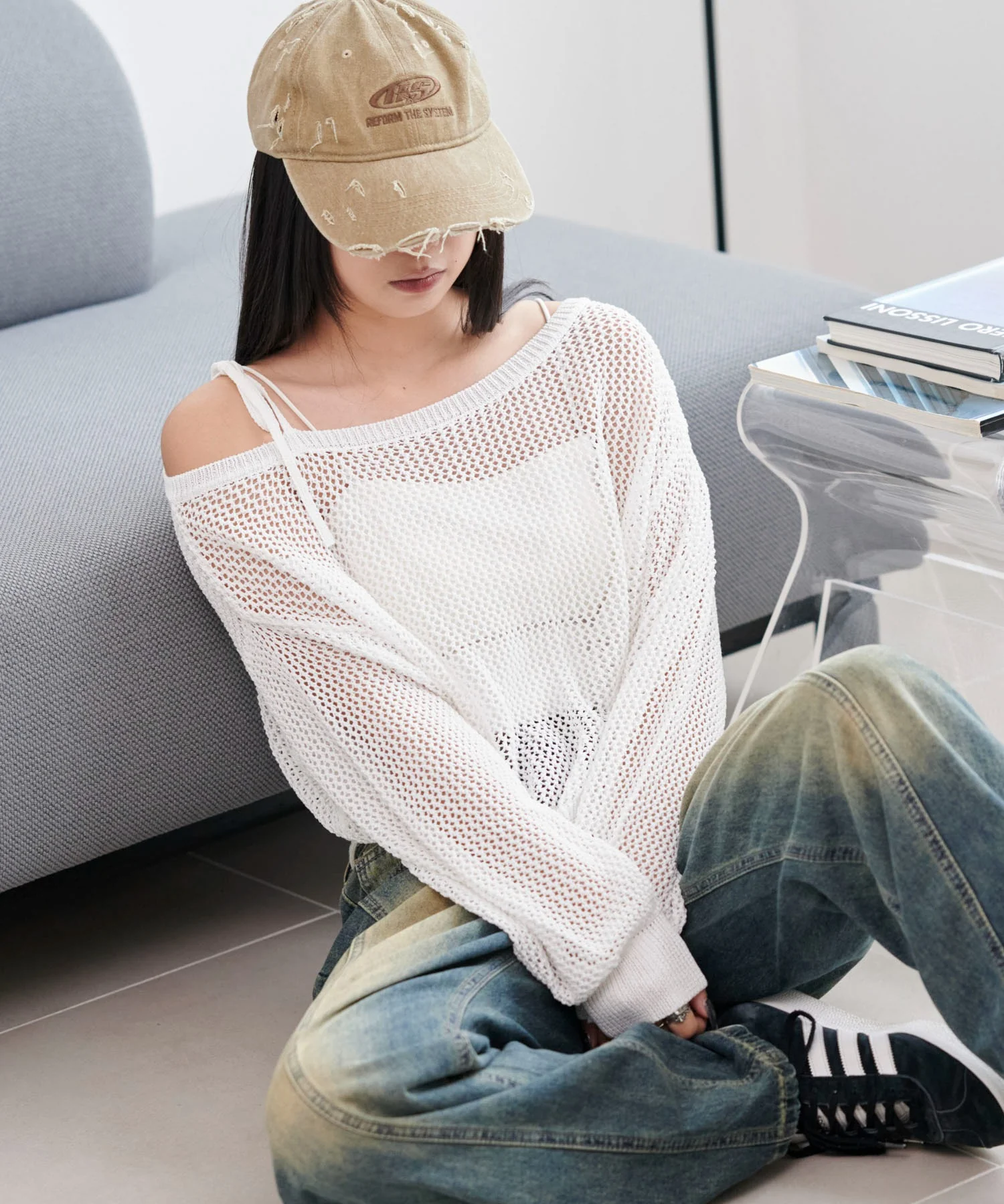 2WAYオフショルメッシュニット - Image 15