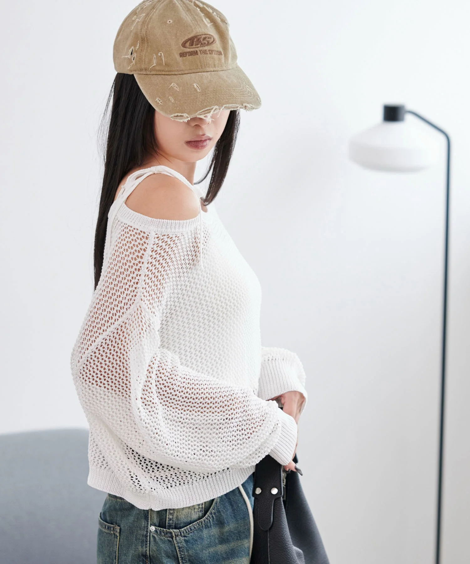 2WAYオフショルメッシュニット - Image 17