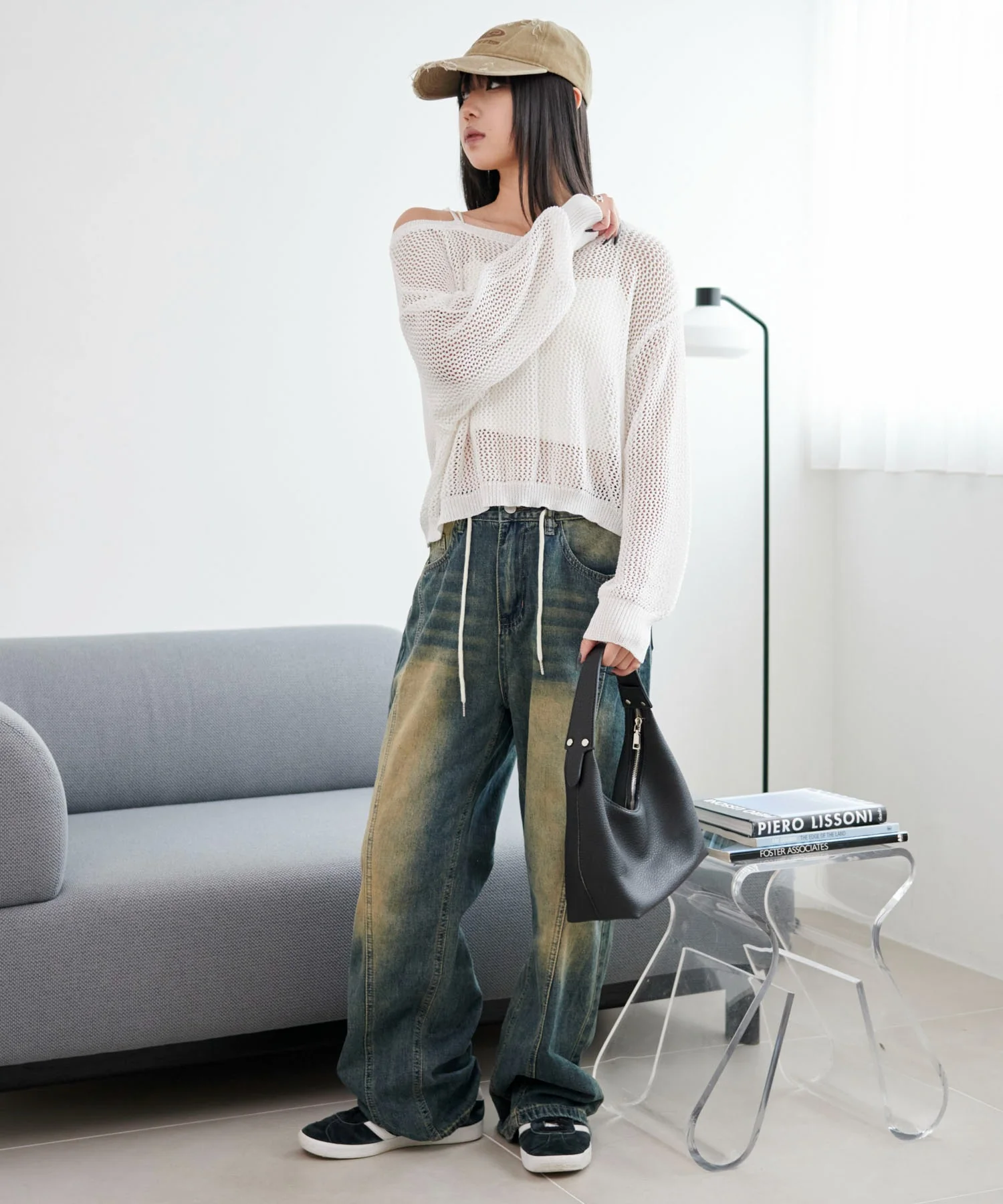 2WAYオフショルメッシュニット - Image 18