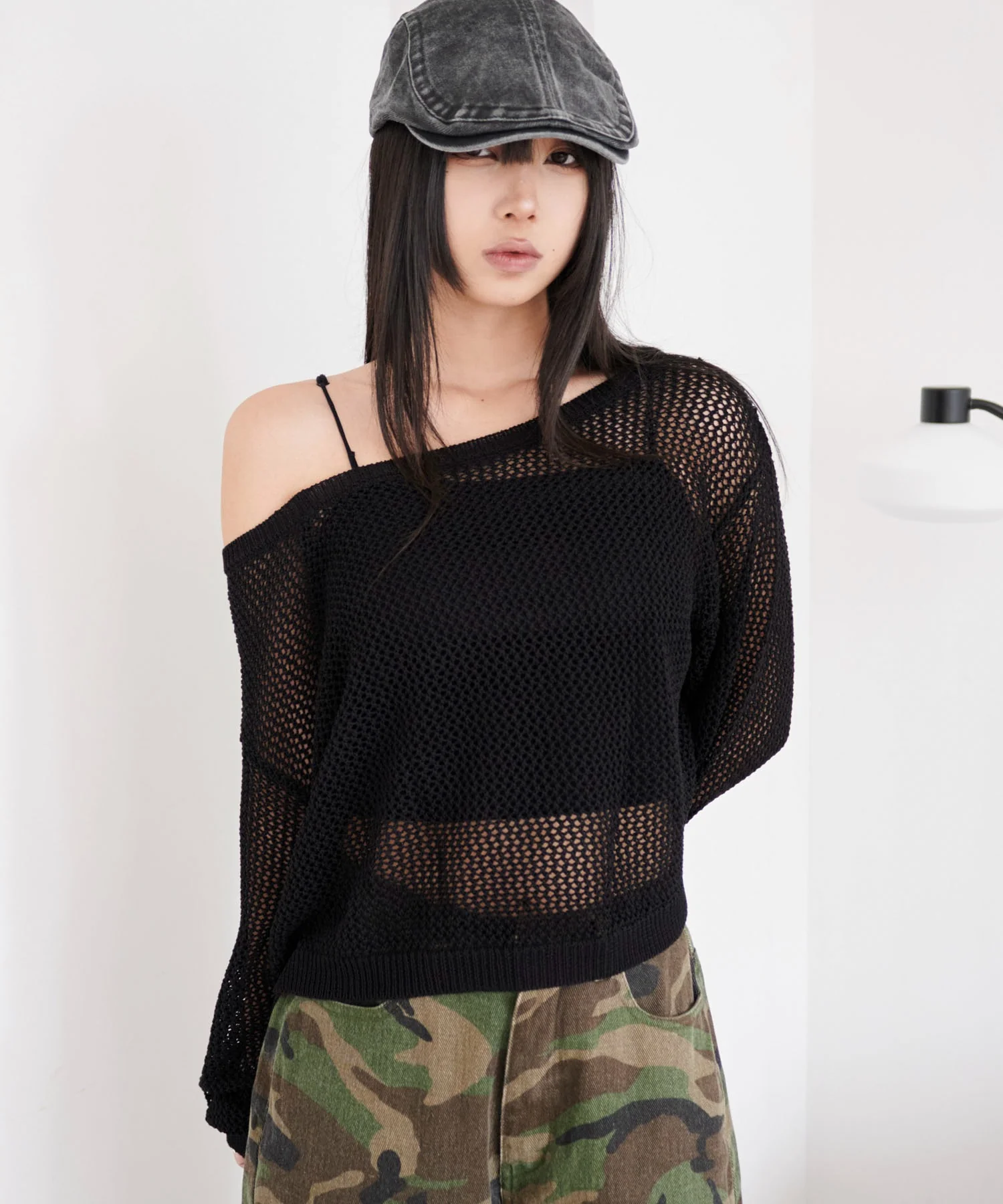 2WAYオフショルメッシュニット - Image 25