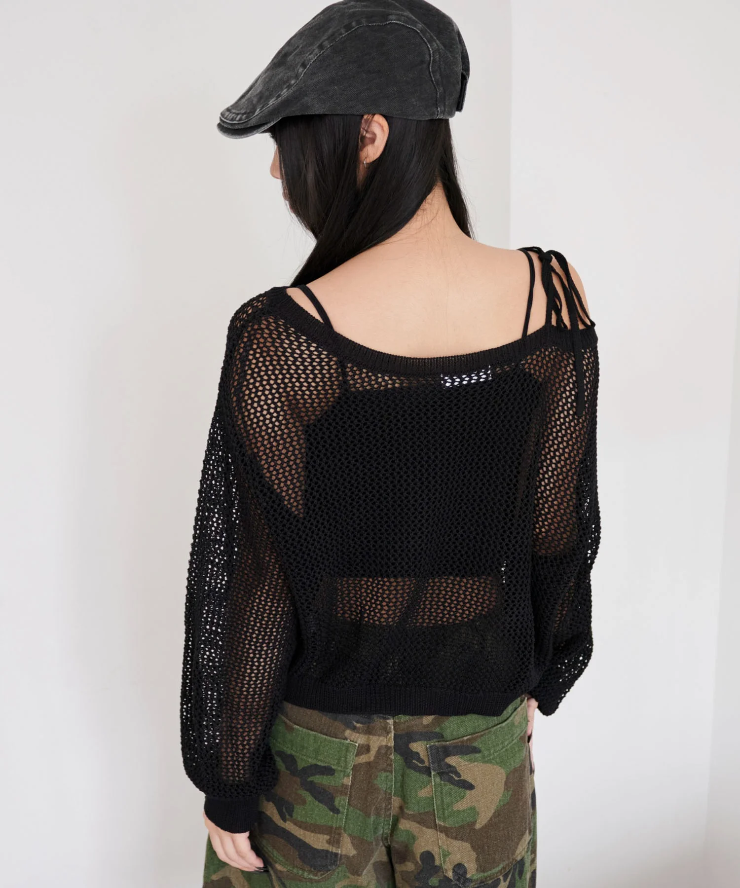 2WAYオフショルメッシュニット - Image 28