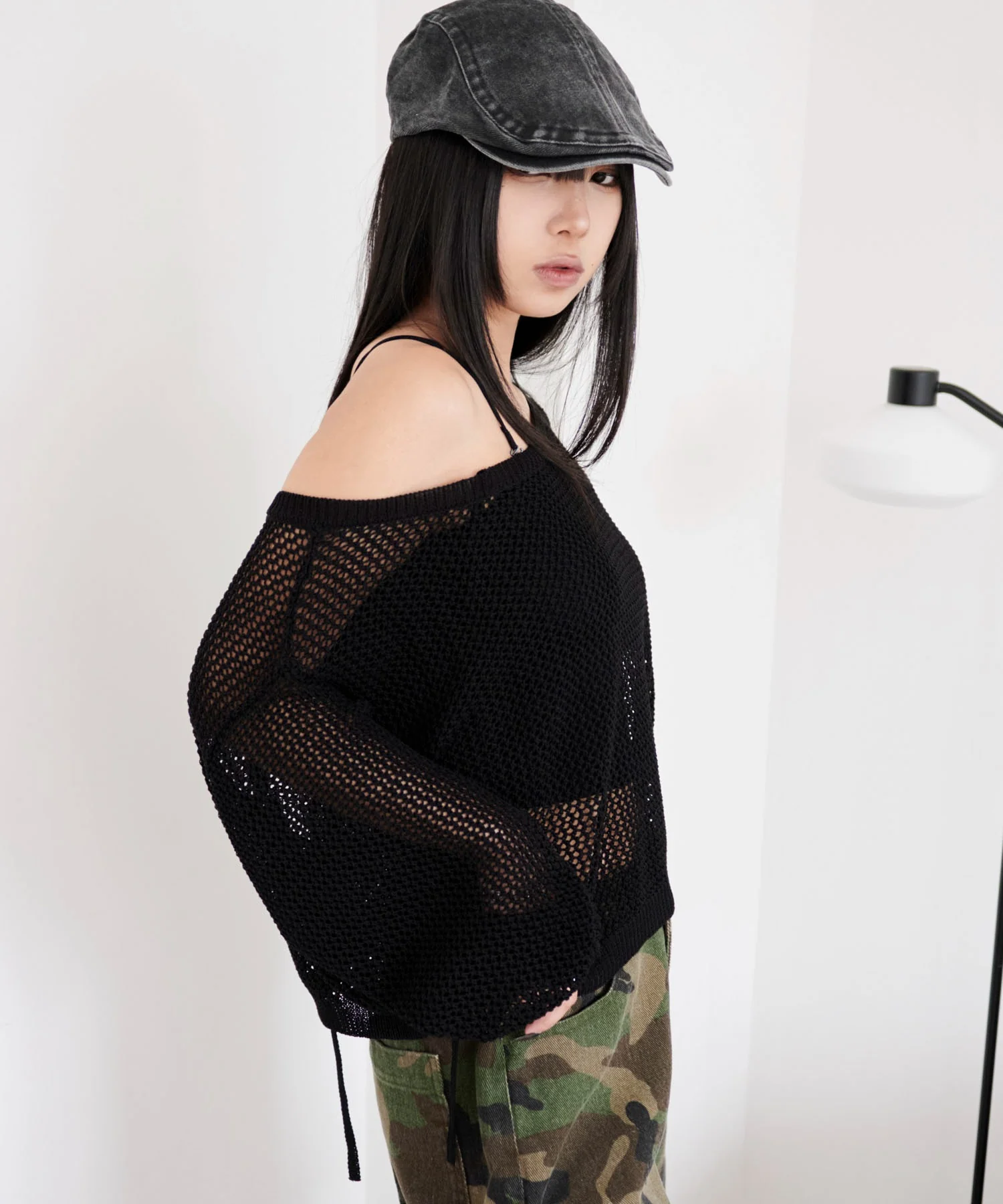 2WAYオフショルメッシュニット - Image 30
