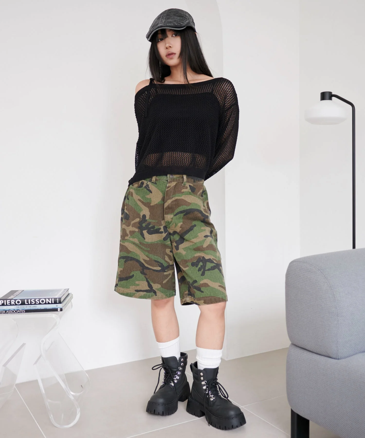 2WAYオフショルメッシュニット - Image 31