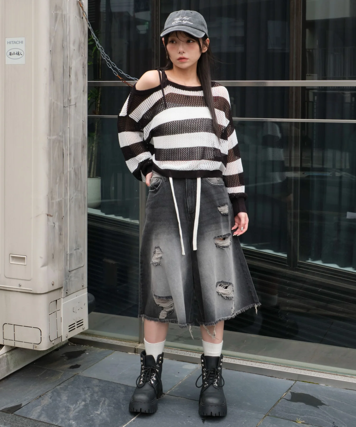 2WAYオフショルメッシュニット - Image 34
