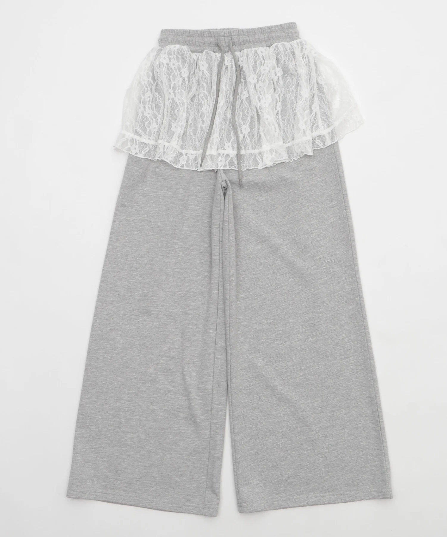 レースレイヤードスウェットパンツ - Image 11