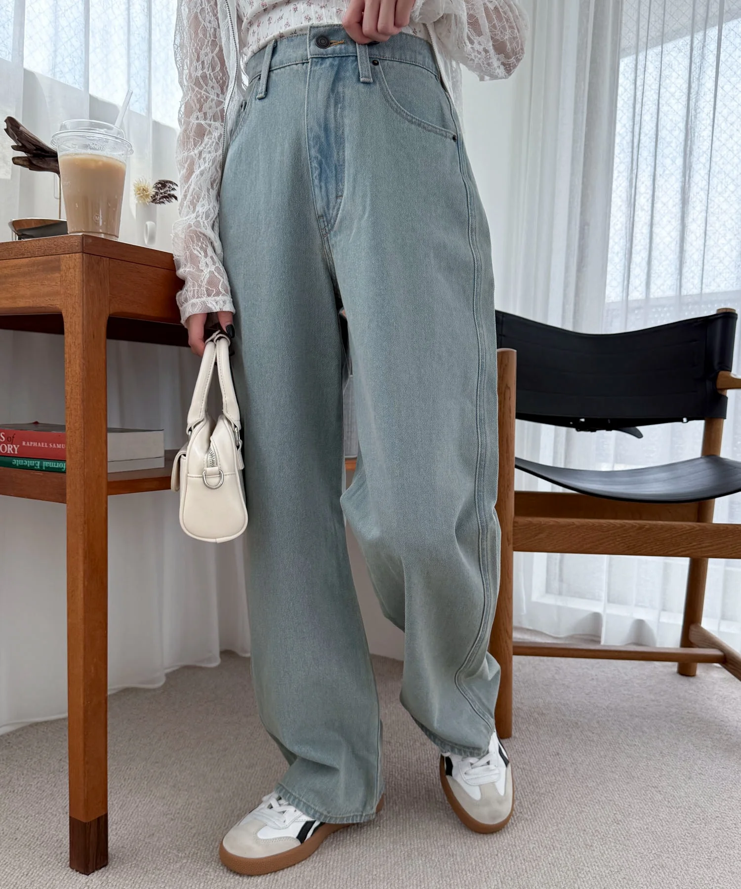 ハートポケットストレートデニムパンツ - Image 5