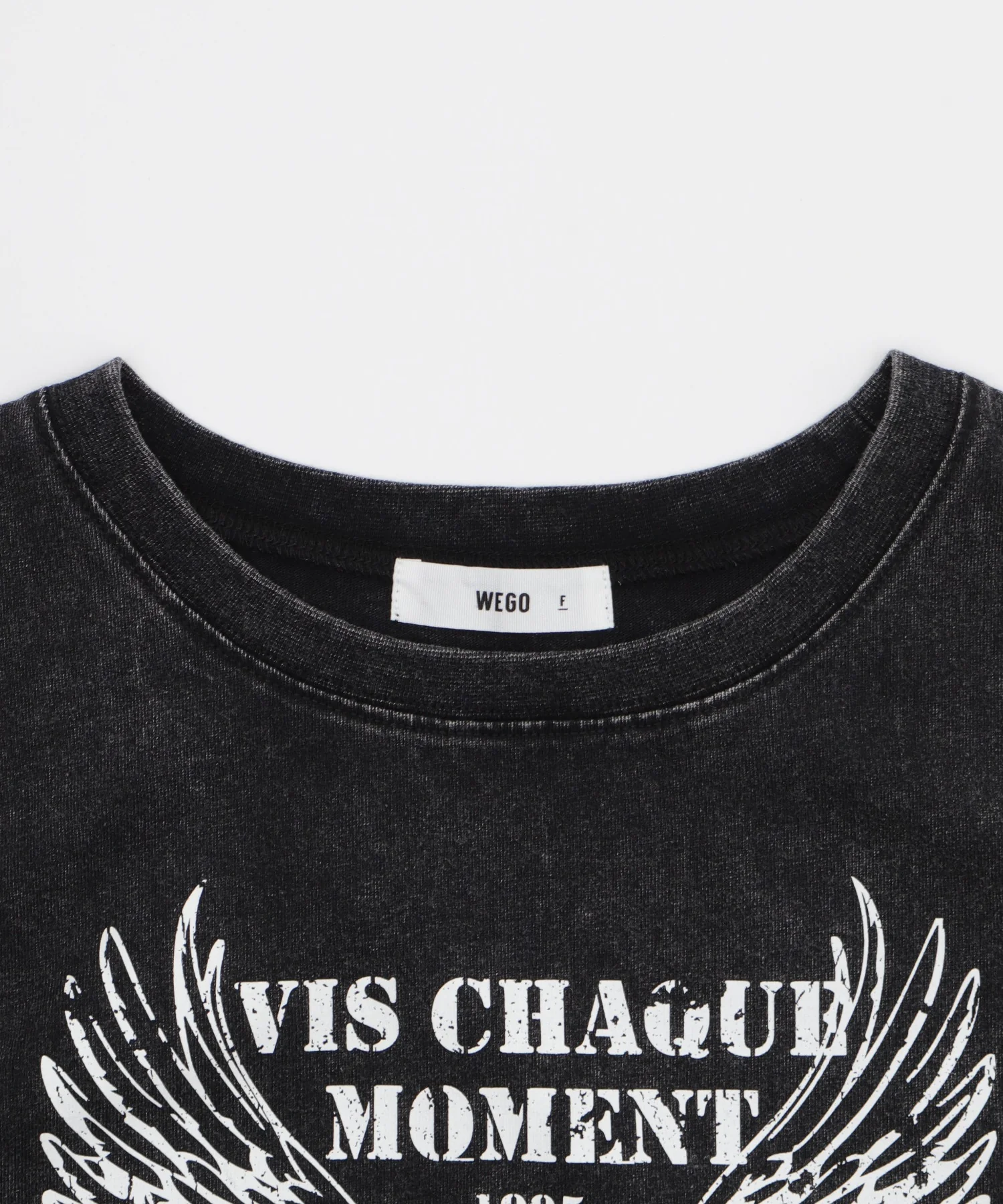 グラフィックノースリーブサイドドロストショートT - Image 23