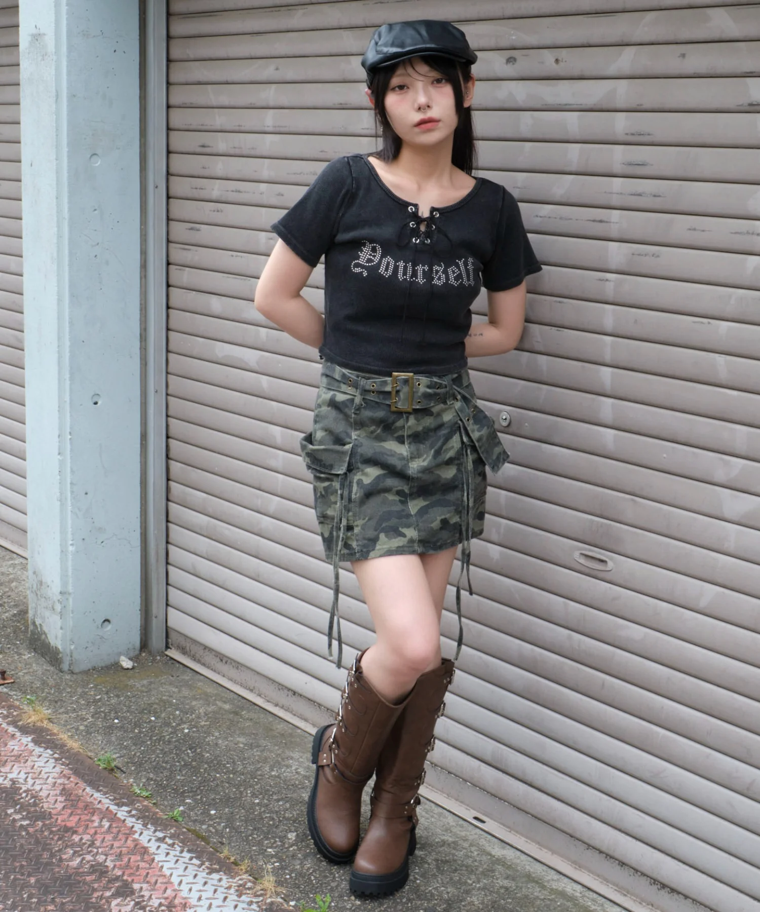 グラフィックレースアップちびT - Image 17