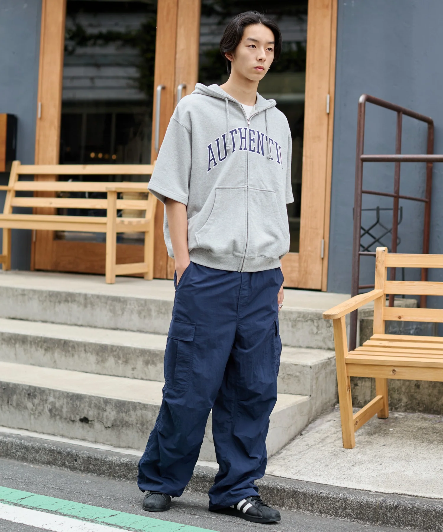 カレッジロゴジップパーカー（SS） - Image 5