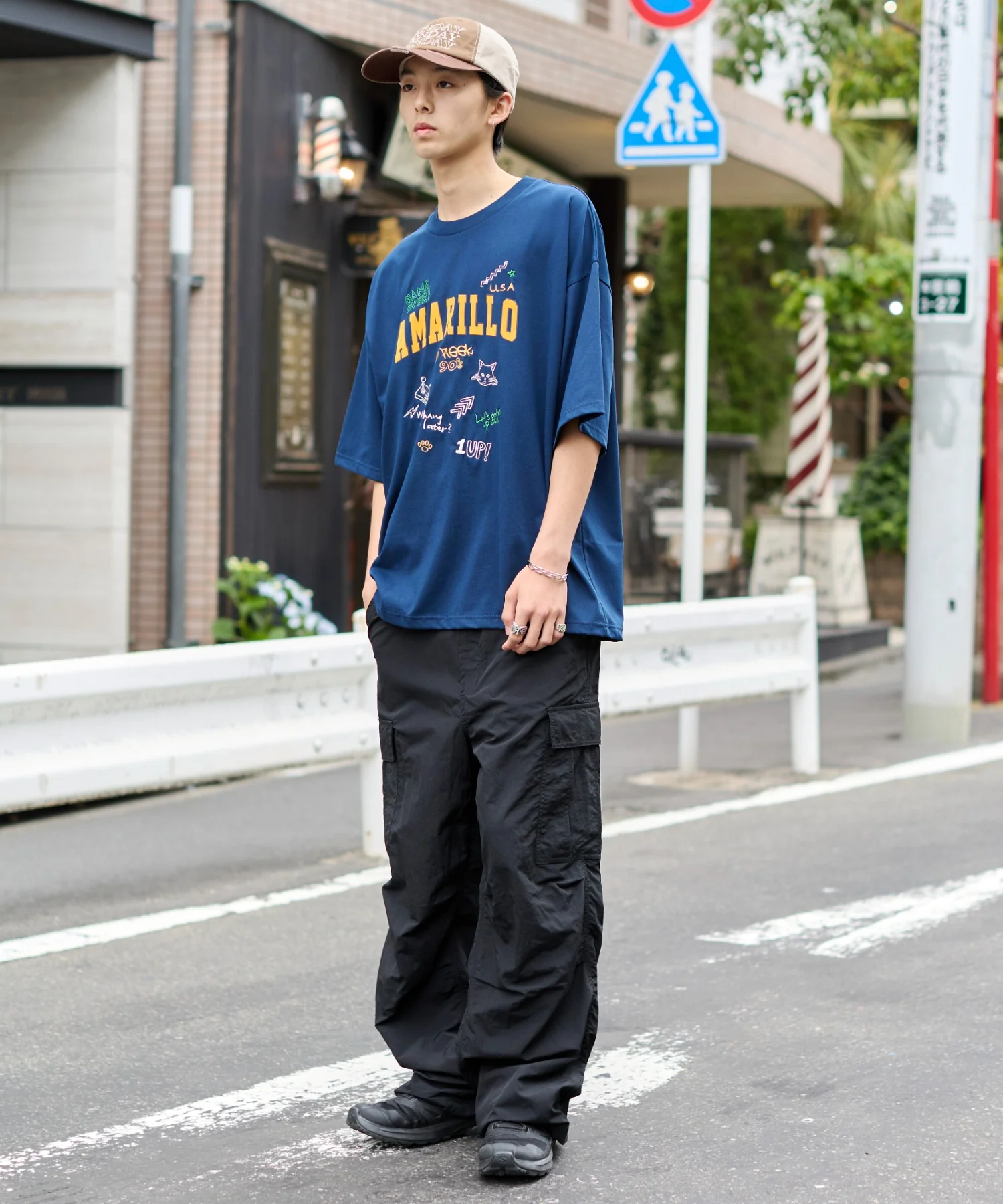 接触冷感フロッキープリントグラフィックT(SS) - Image 11