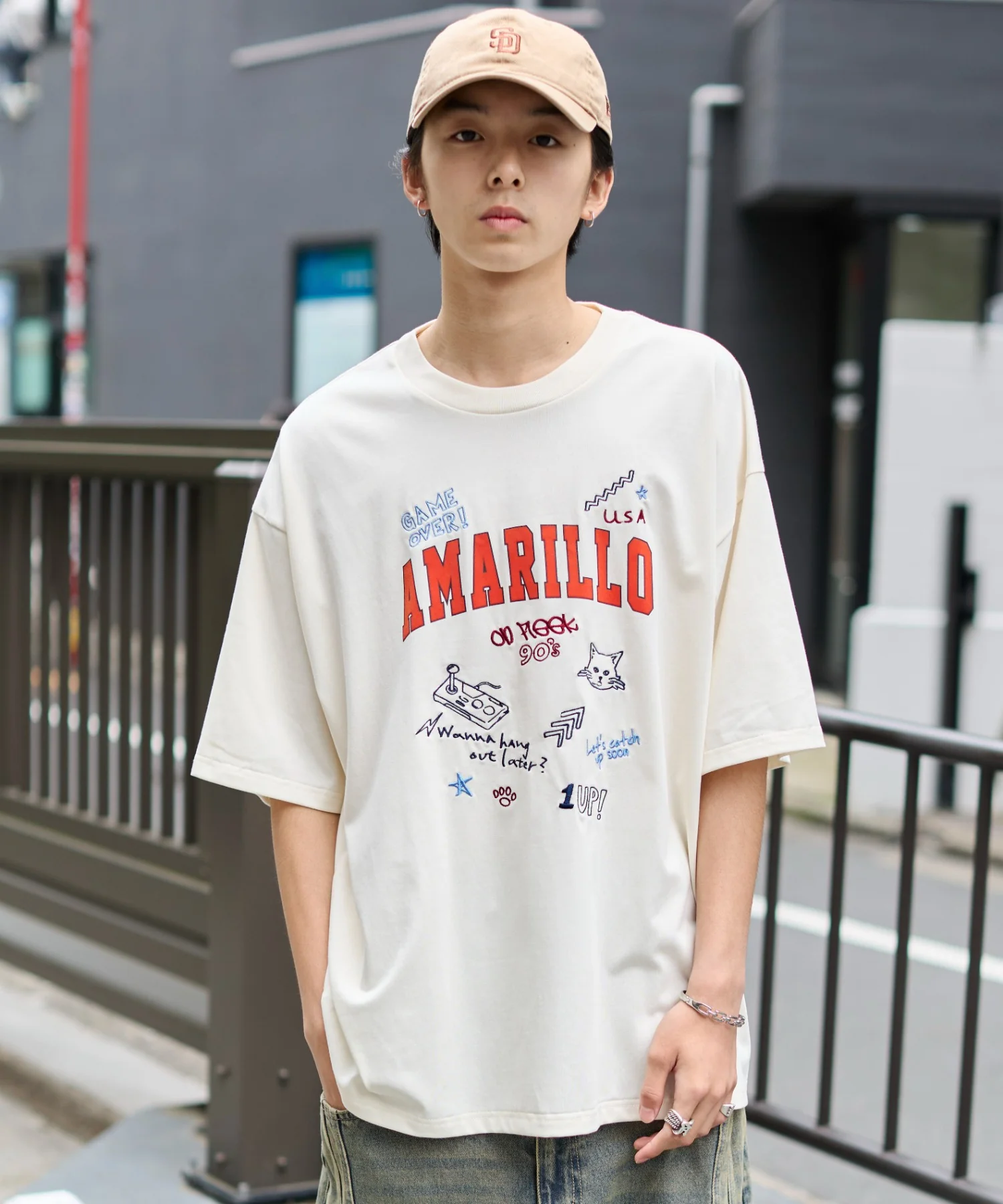 接触冷感フロッキープリントグラフィックT(SS) - Image 17