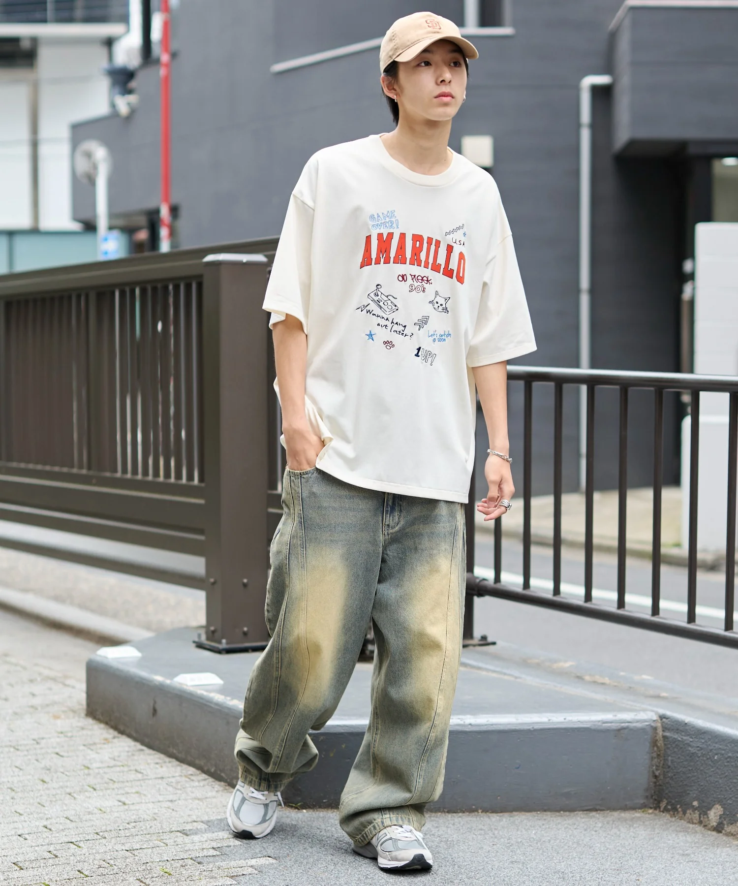 接触冷感フロッキープリントグラフィックT(SS) - Image 19