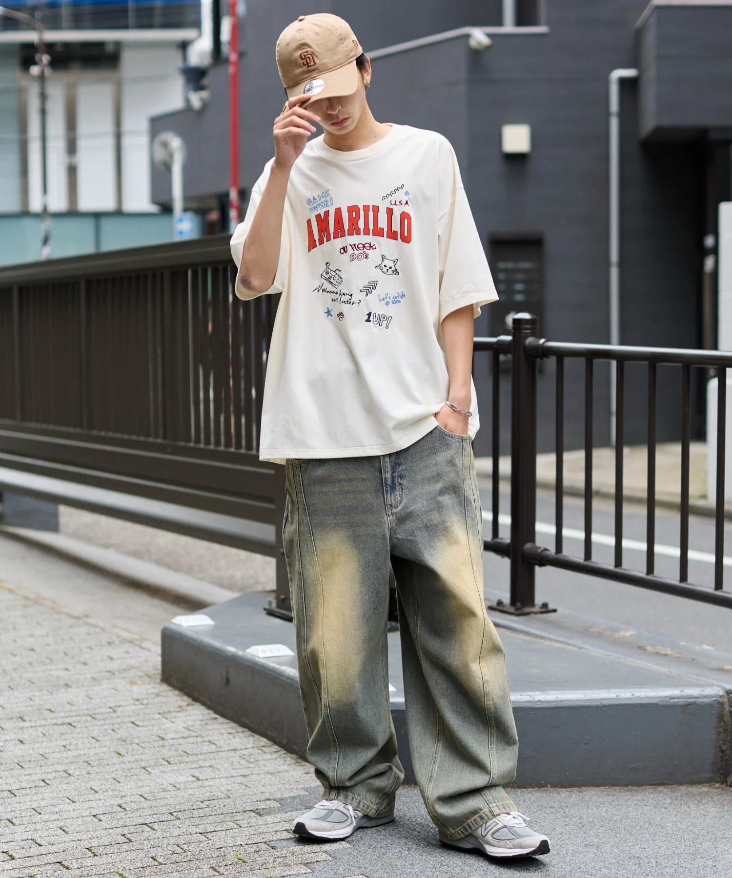 接触冷感フロッキープリントグラフィックT(SS) - Image 5