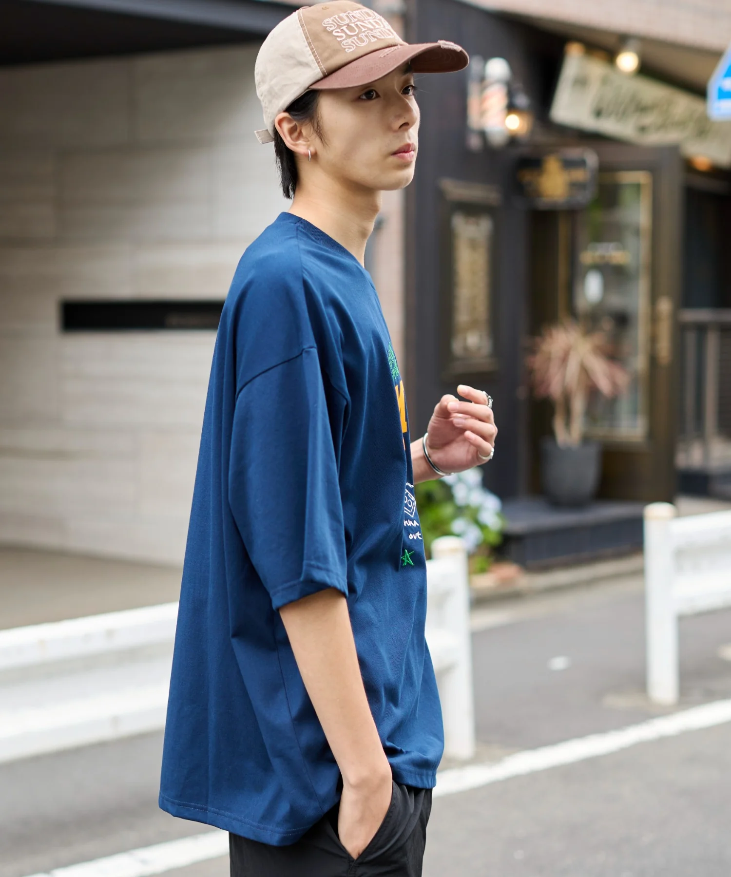 接触冷感フロッキープリントグラフィックT(SS) - Image 9