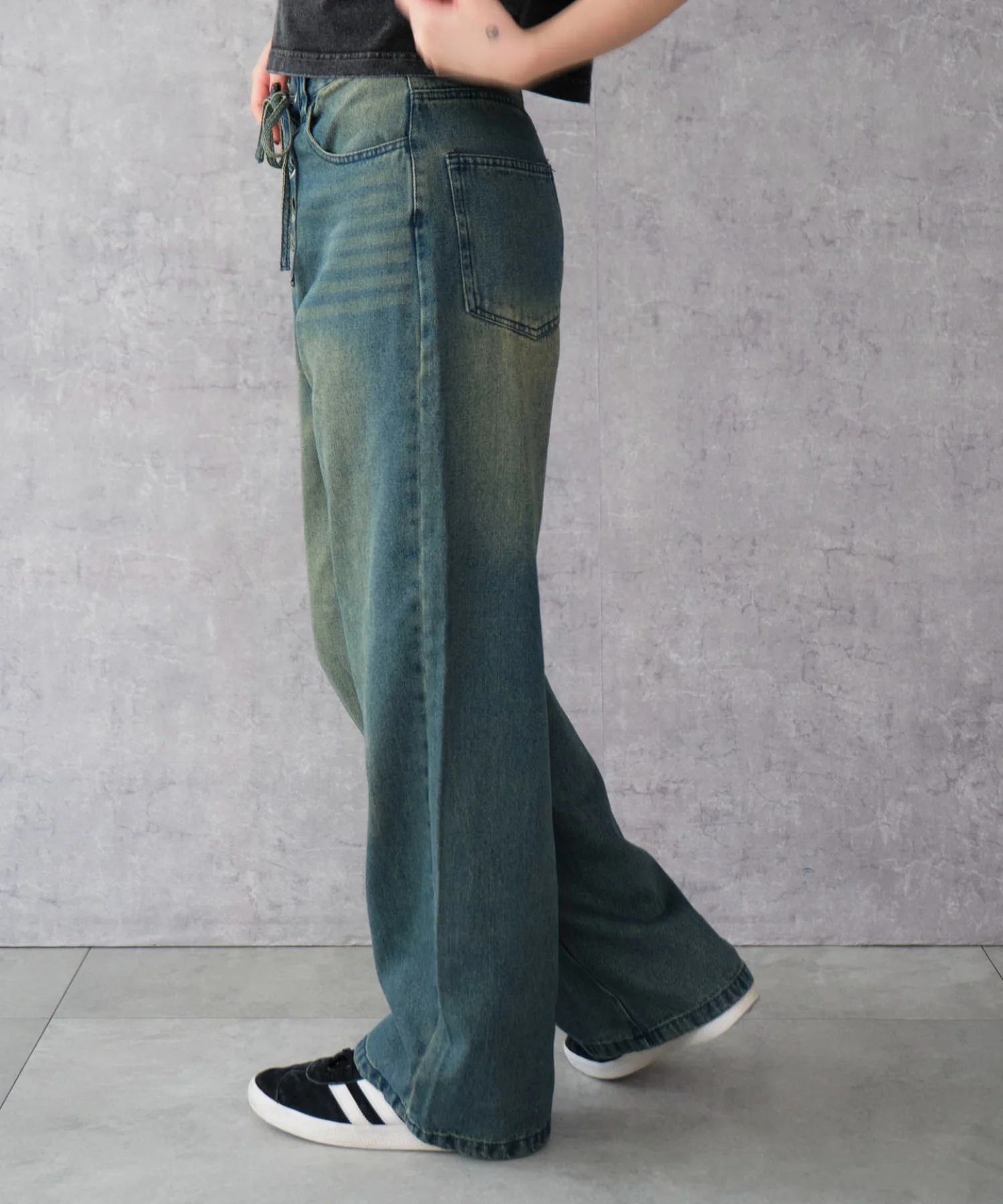 レースアップデニムパンツ - Image 12