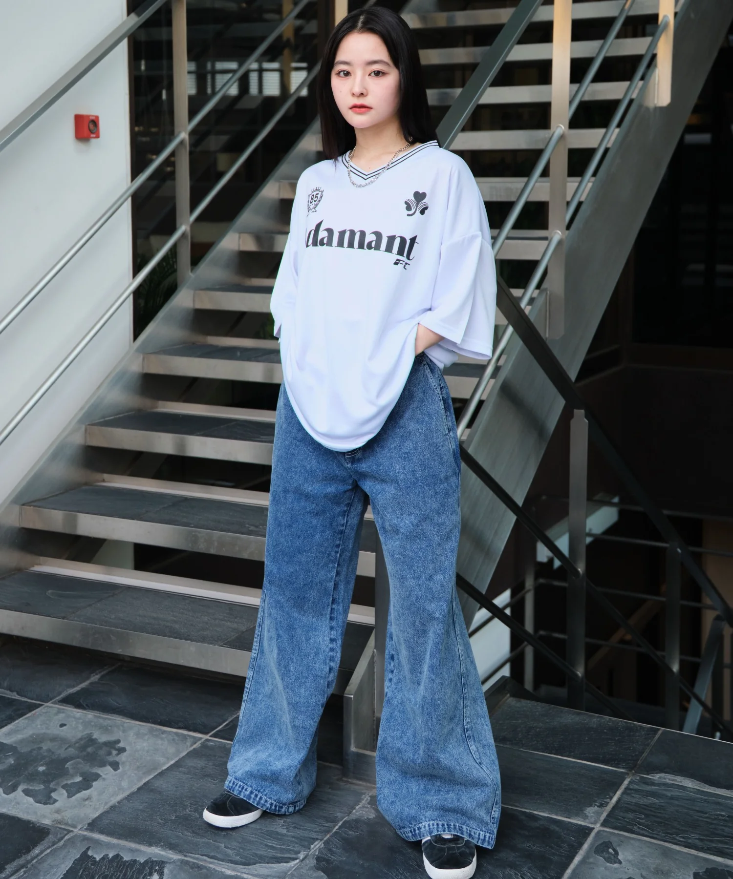 アクセ付きメッシュロゴT（SS） - Image 5