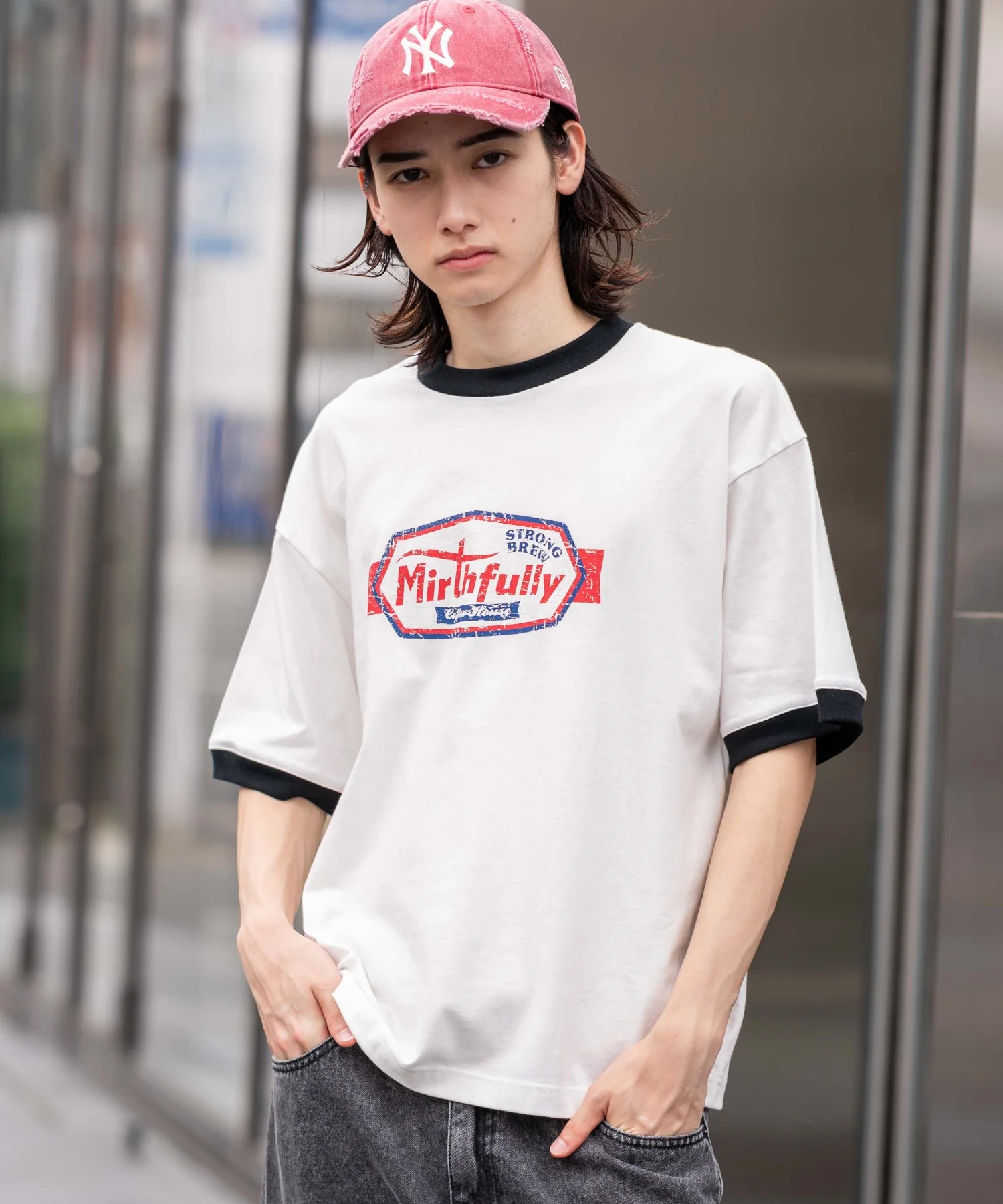 コンパクトフィットグラフィックリンガーT（SS） - Image 18
