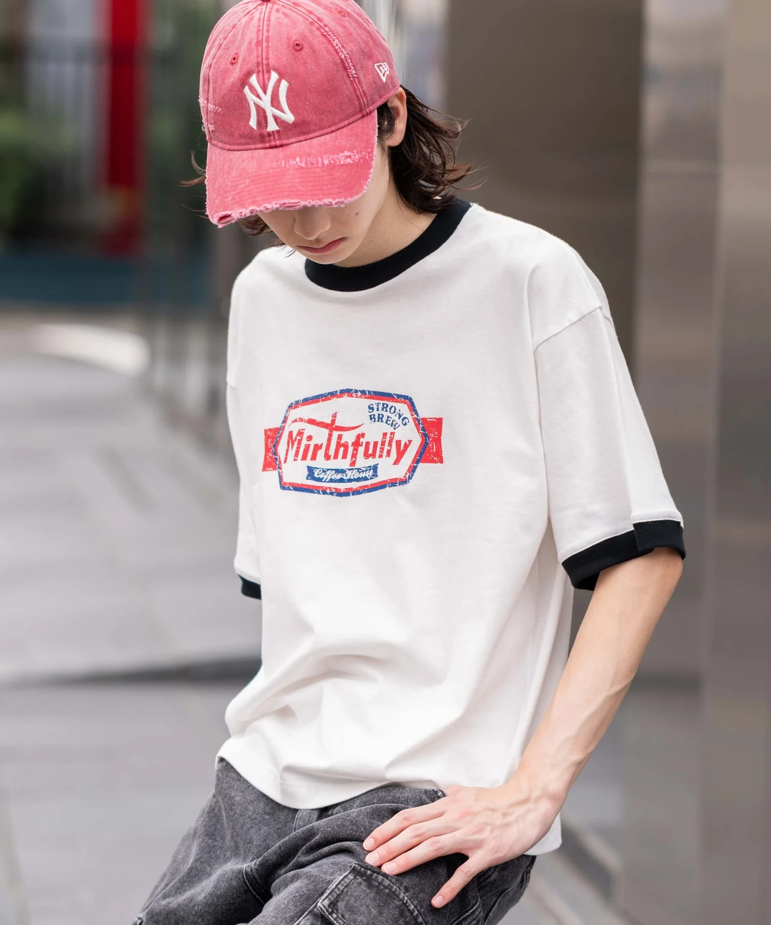 コンパクトフィットグラフィックリンガーT（SS） - Image 22