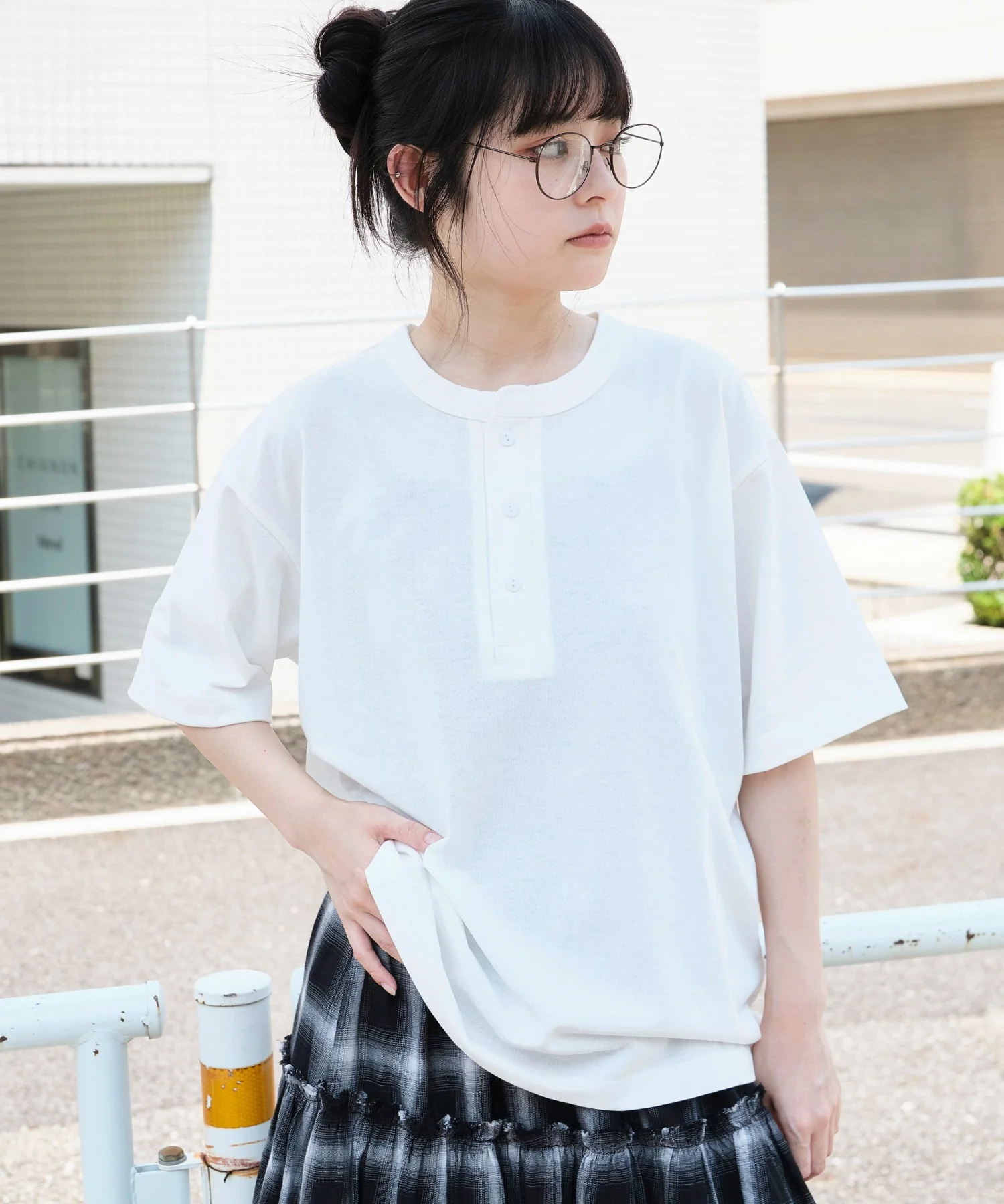 リラックスフィットヘンリーネックT（SS） - Image 19