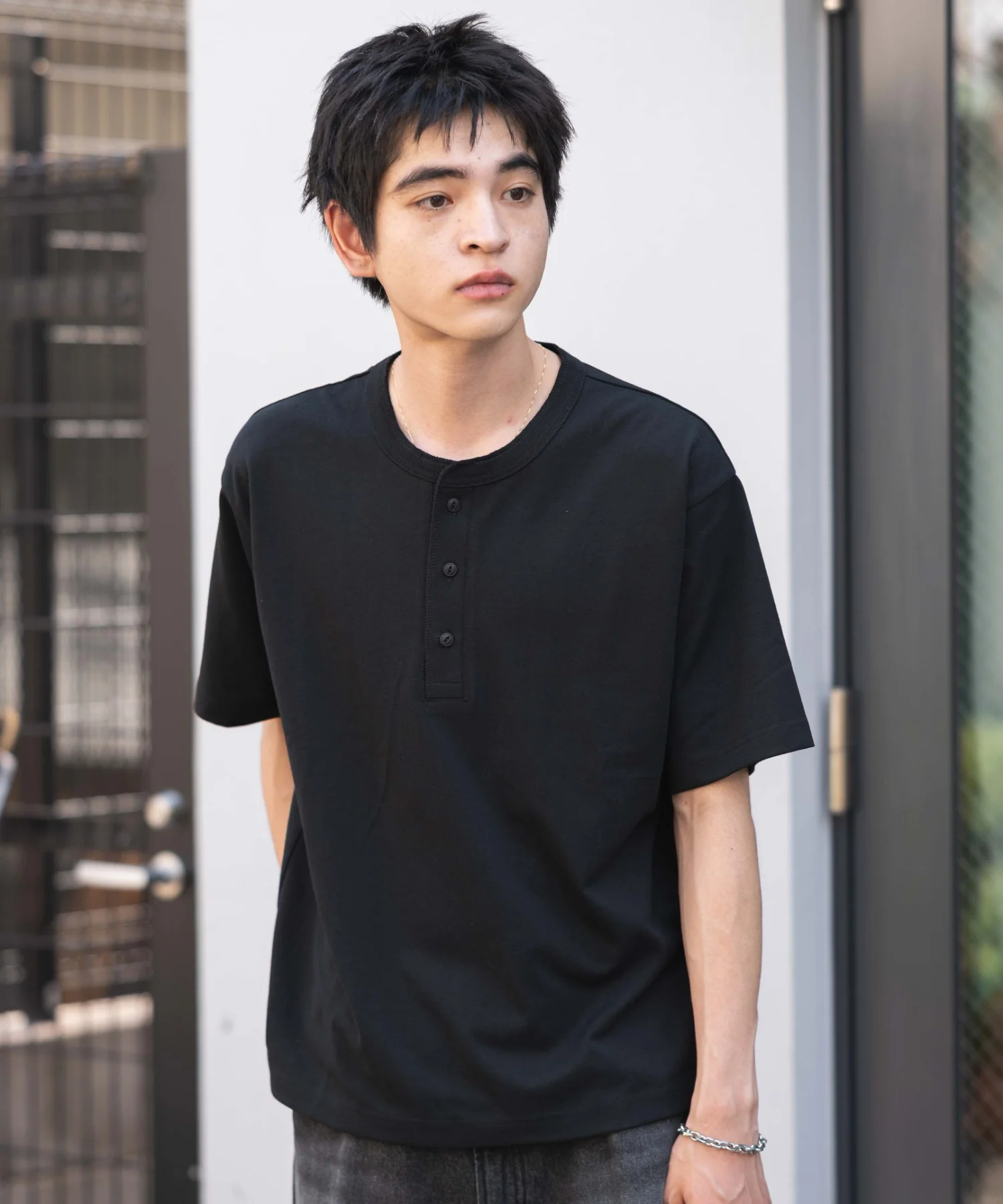 リラックスフィットヘンリーネックT（SS） - Image 22