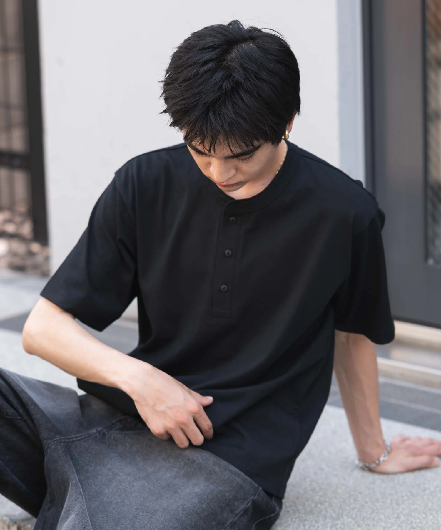 リラックスフィットヘンリーネックT（SS） - Image 25