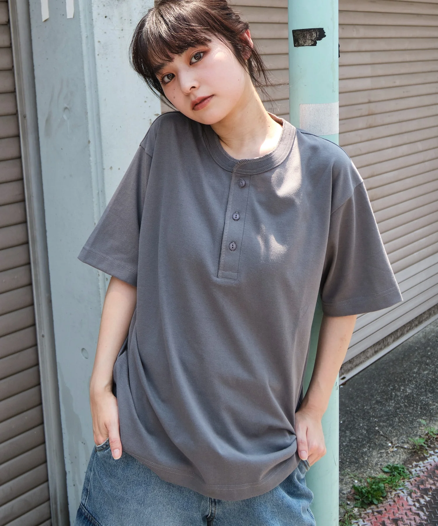 リラックスフィットヘンリーネックT（SS） - Image 34