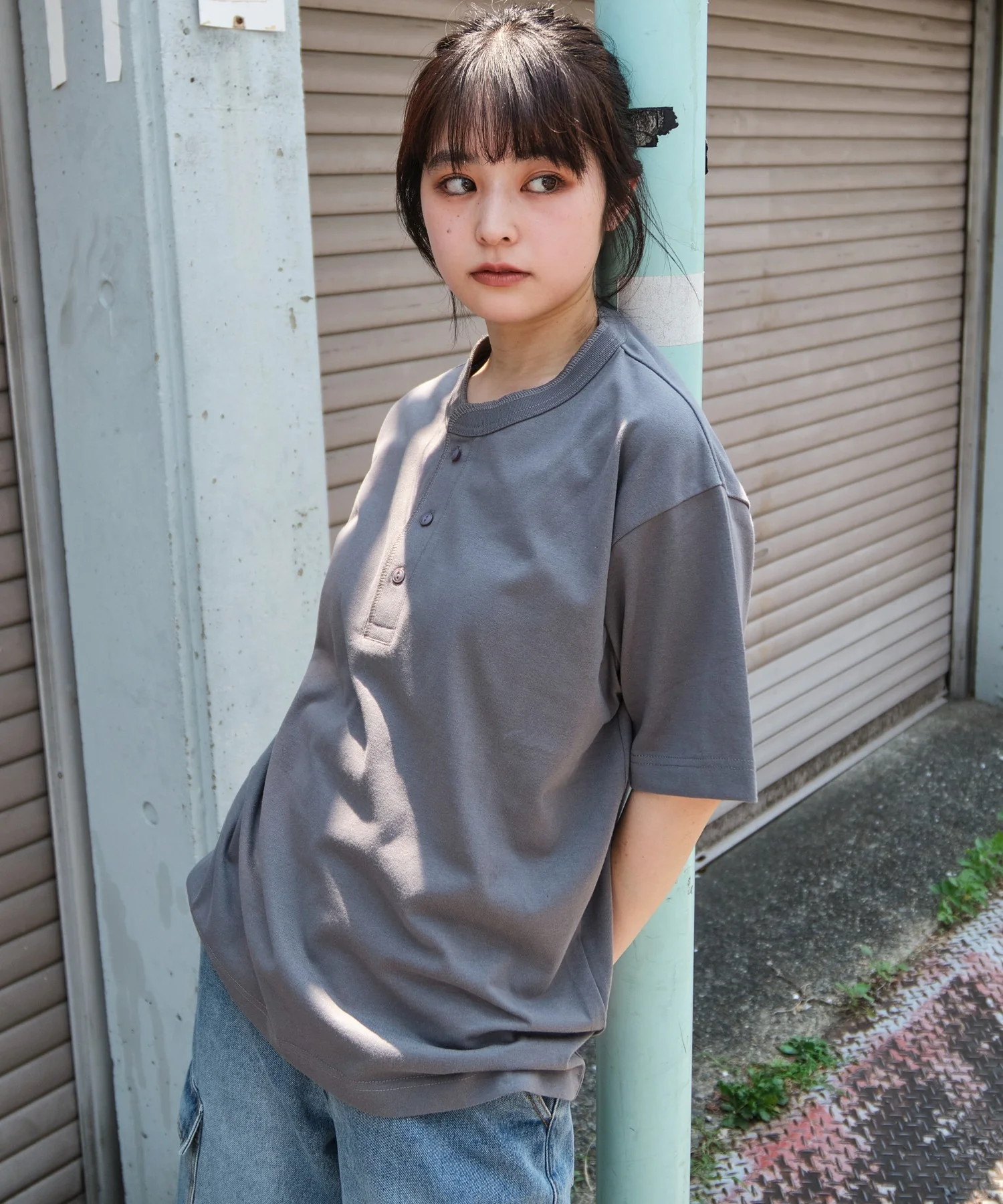 リラックスフィットヘンリーネックT（SS） - Image 35