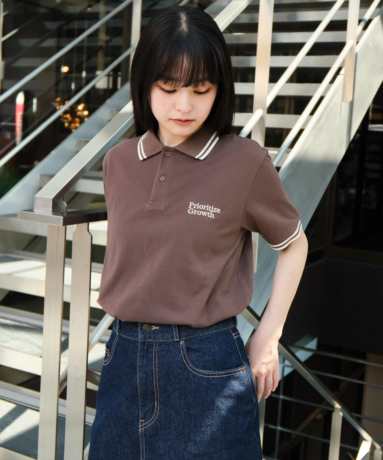 ワンポイント刺繍カノコポロ（SS） - Image 5