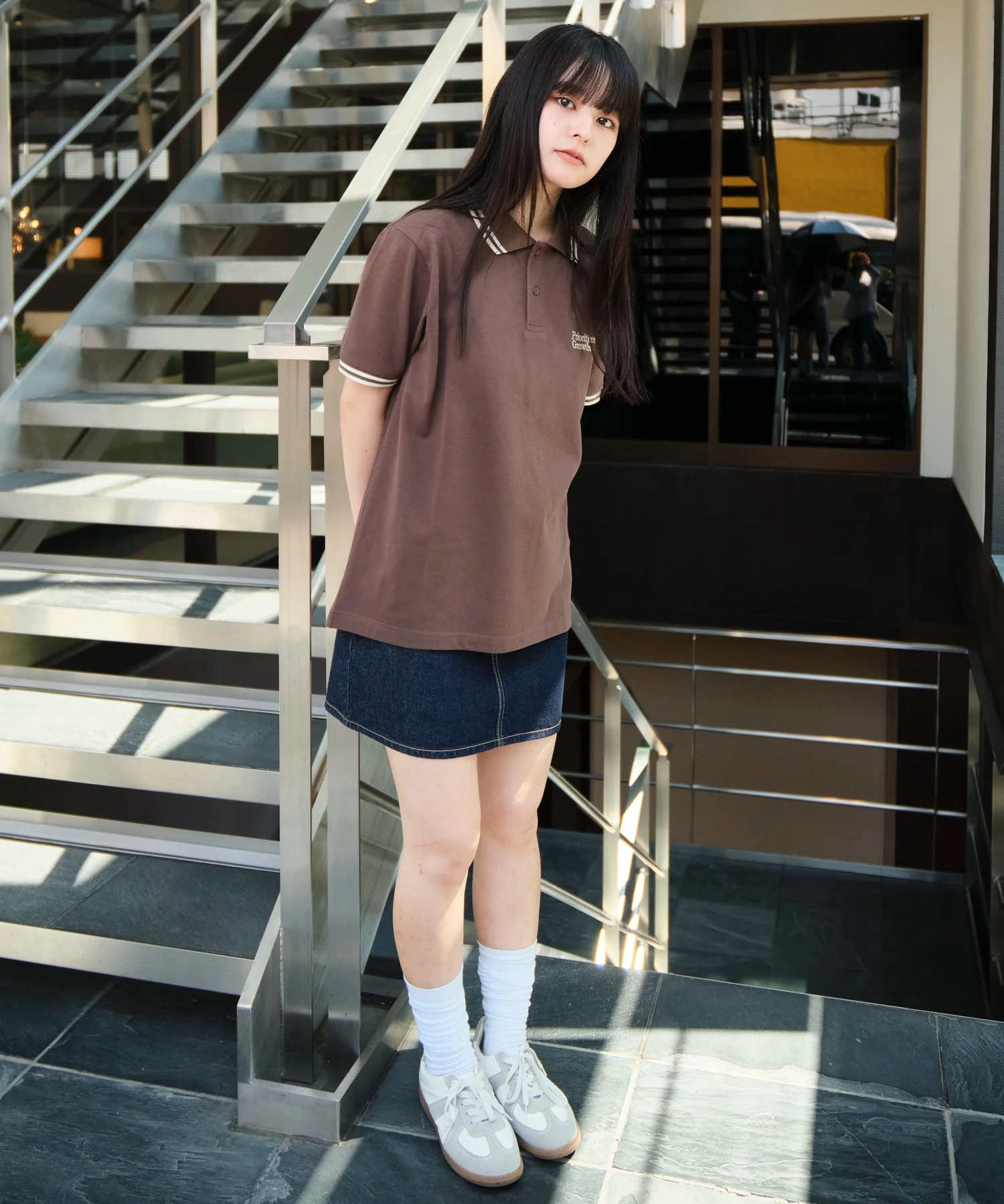 ワンポイント刺繍カノコポロ（SS） - Image 9